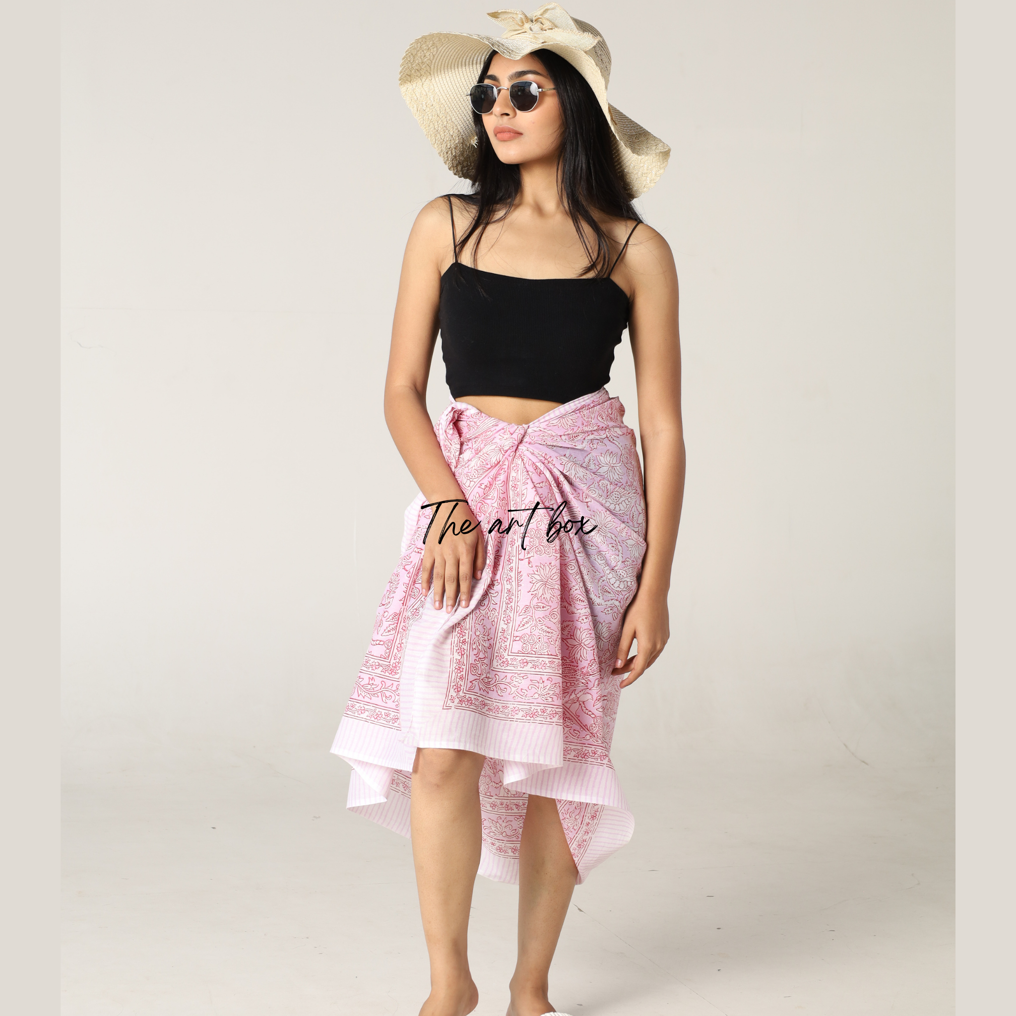 Hibiscus Heaven: Floral Sarong Wrap