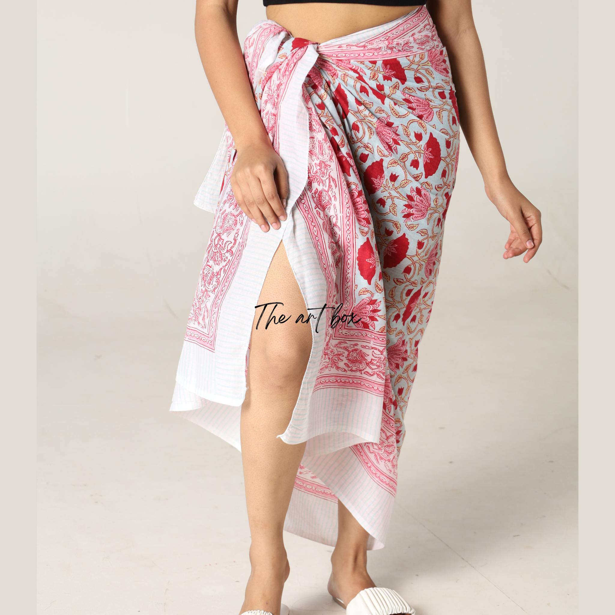 Lotus Love: Printed Beach Wrap
