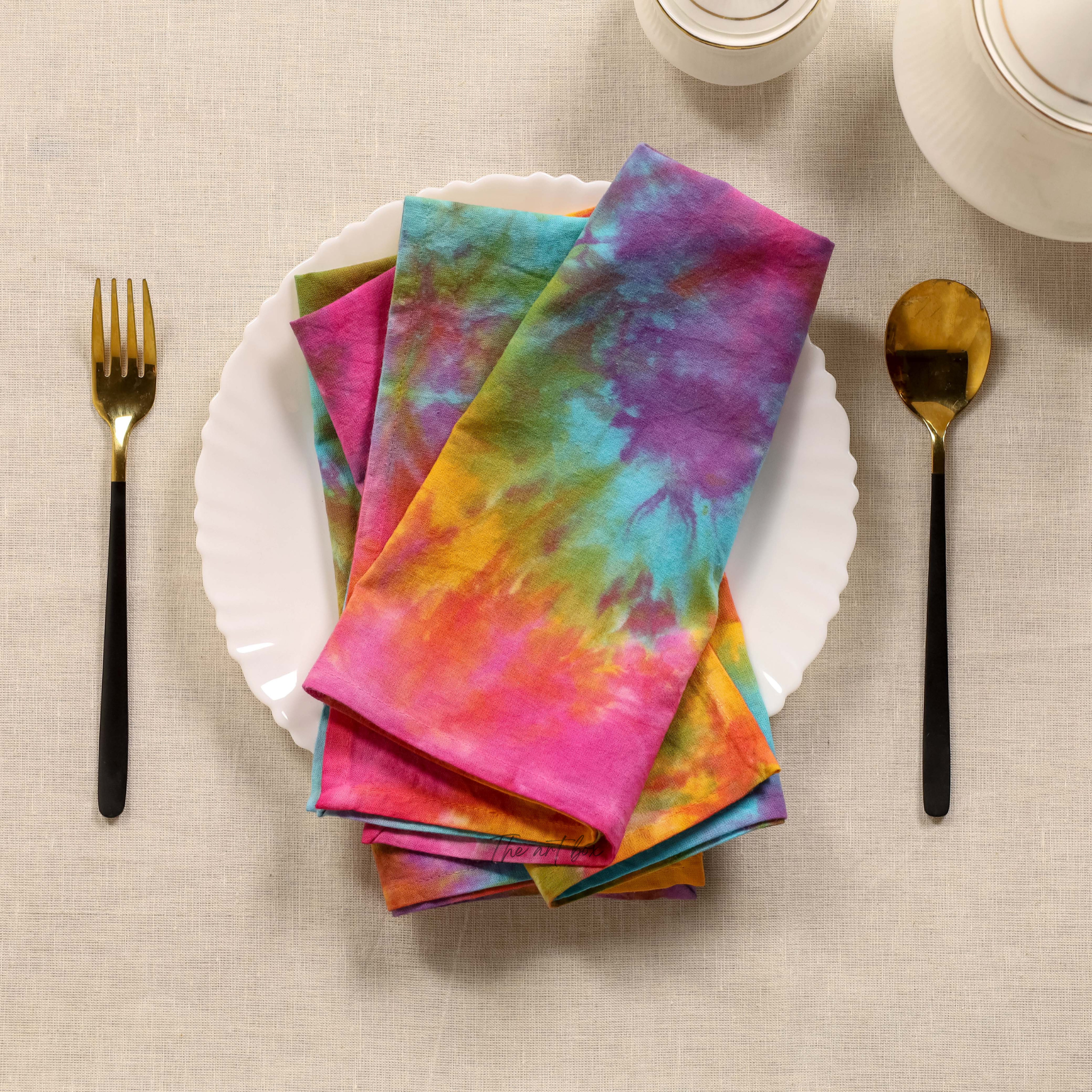 Multi-Color Cotton Table Napkins