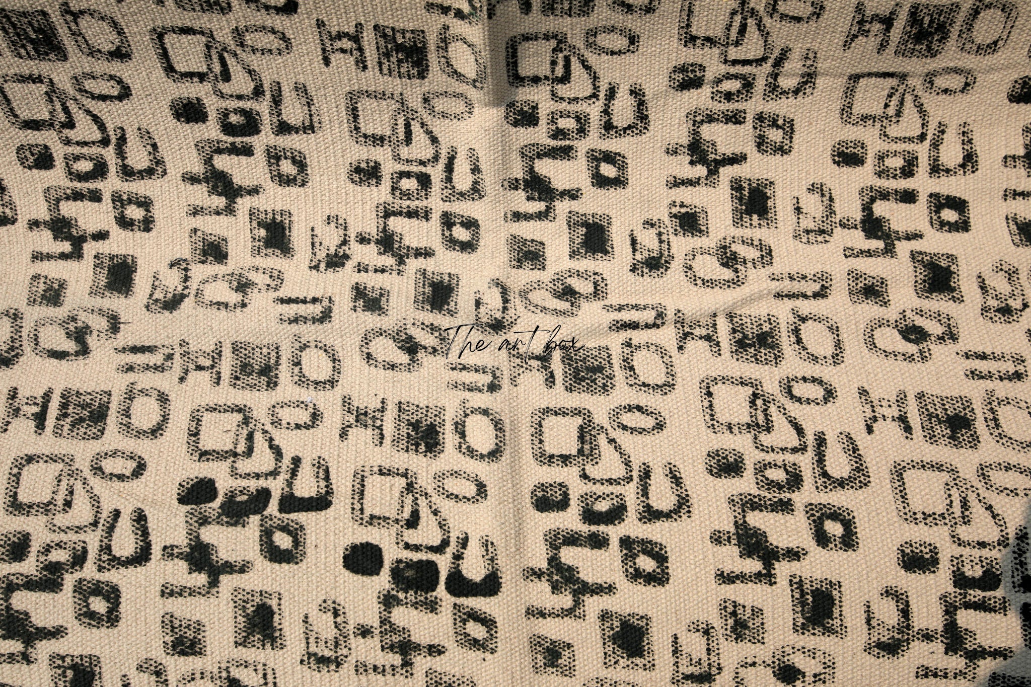Printed Cotton Indigo Rugs