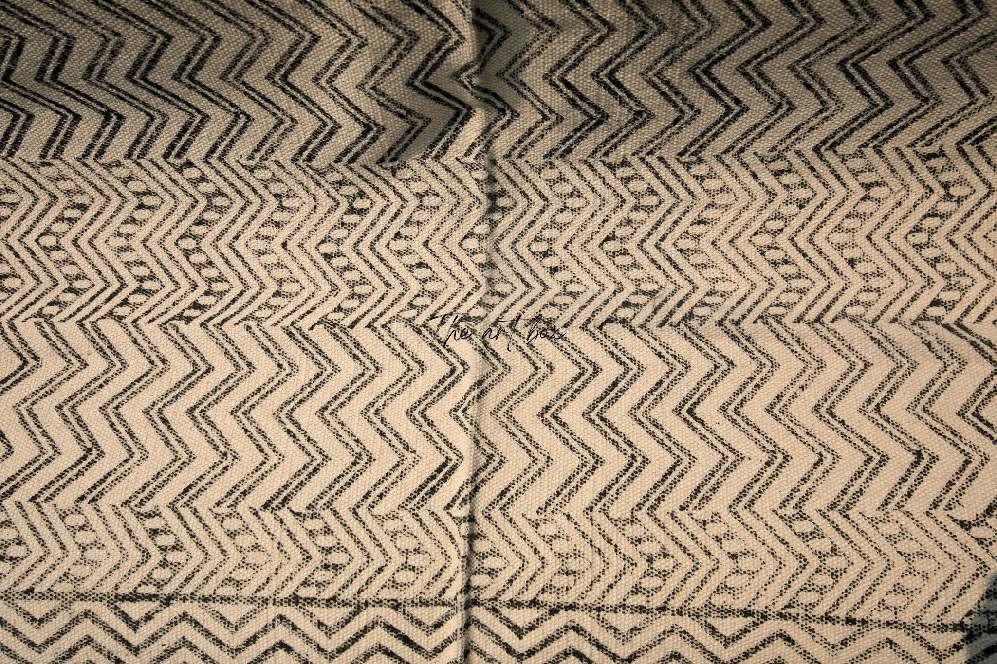 Printed Cotton Indigo Rugs