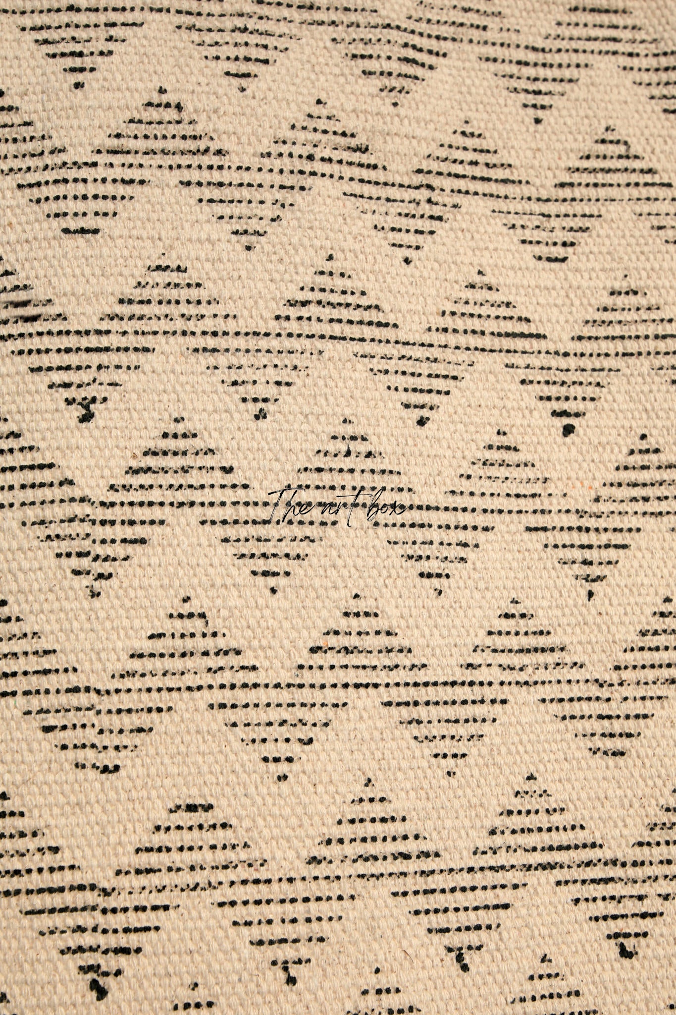 Printed Cotton Indigo Rugs