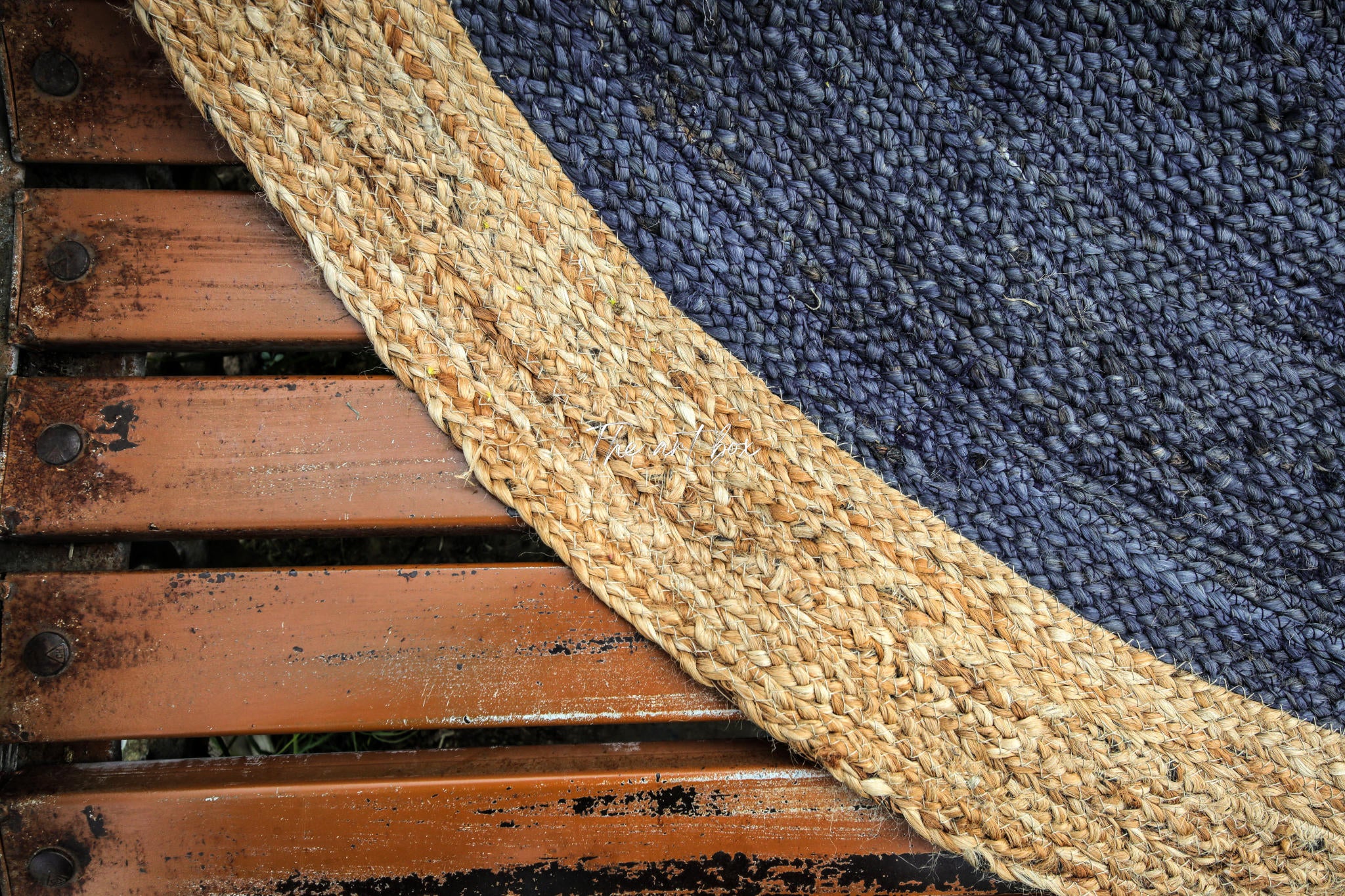 Printed Cotton Indigo Rugs