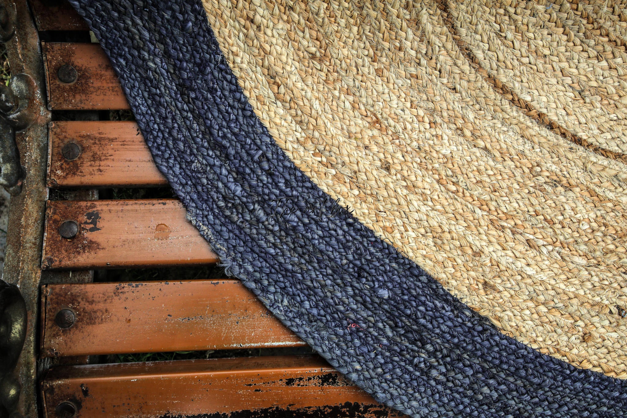 Printed Cotton Indigo Rugs