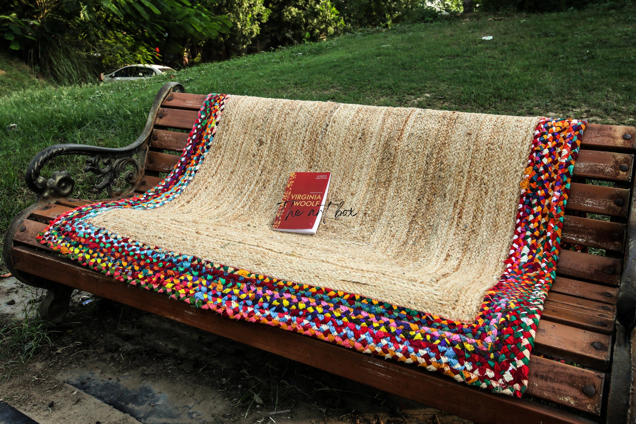 Printed Cotton Indigo Rugs