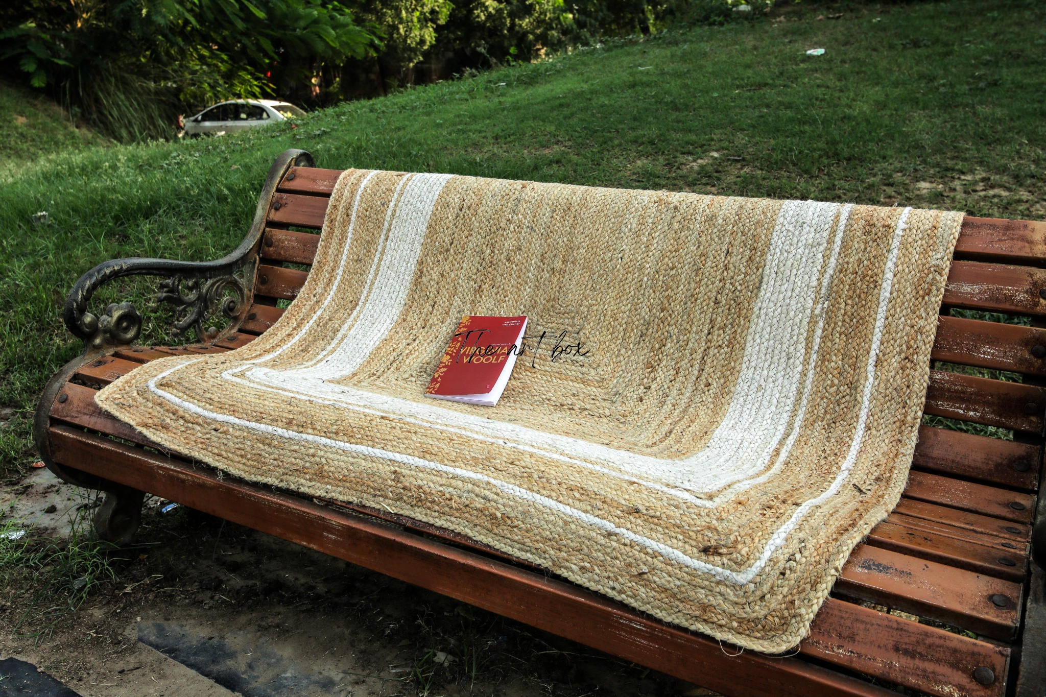 Printed Cotton Indigo Rugs