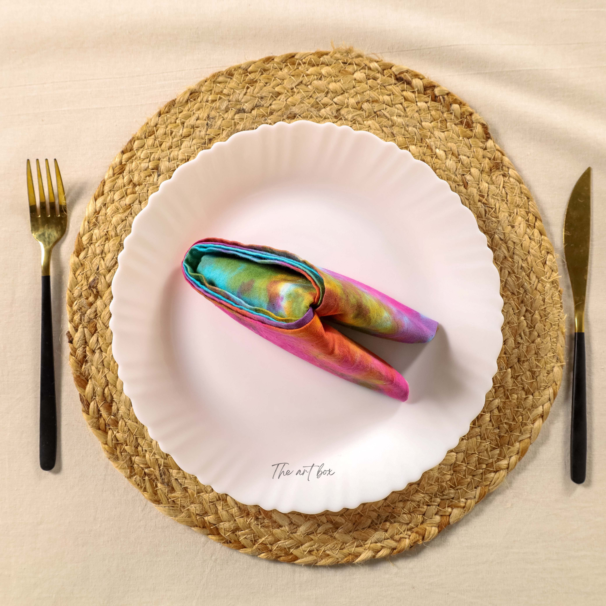 Multi-Color Cotton Table Napkins