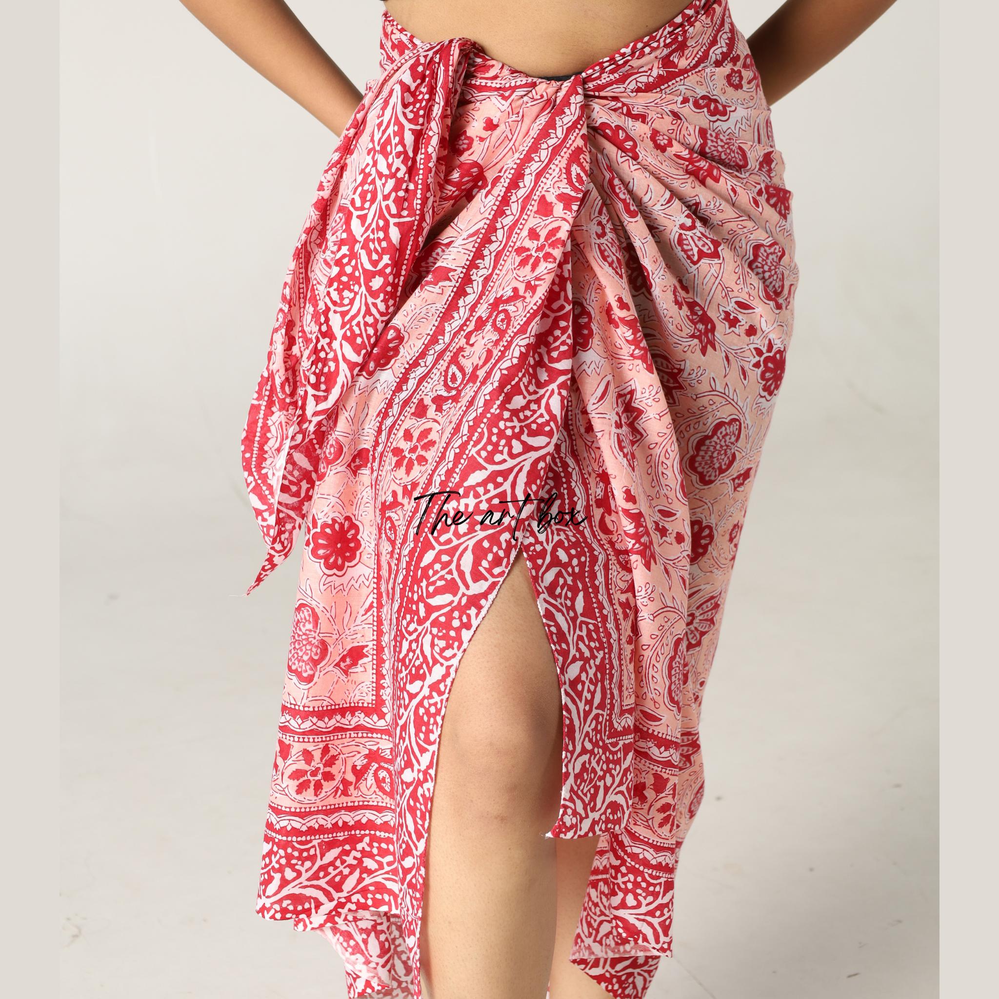 Vintage Vibe: Floral Print Sarong