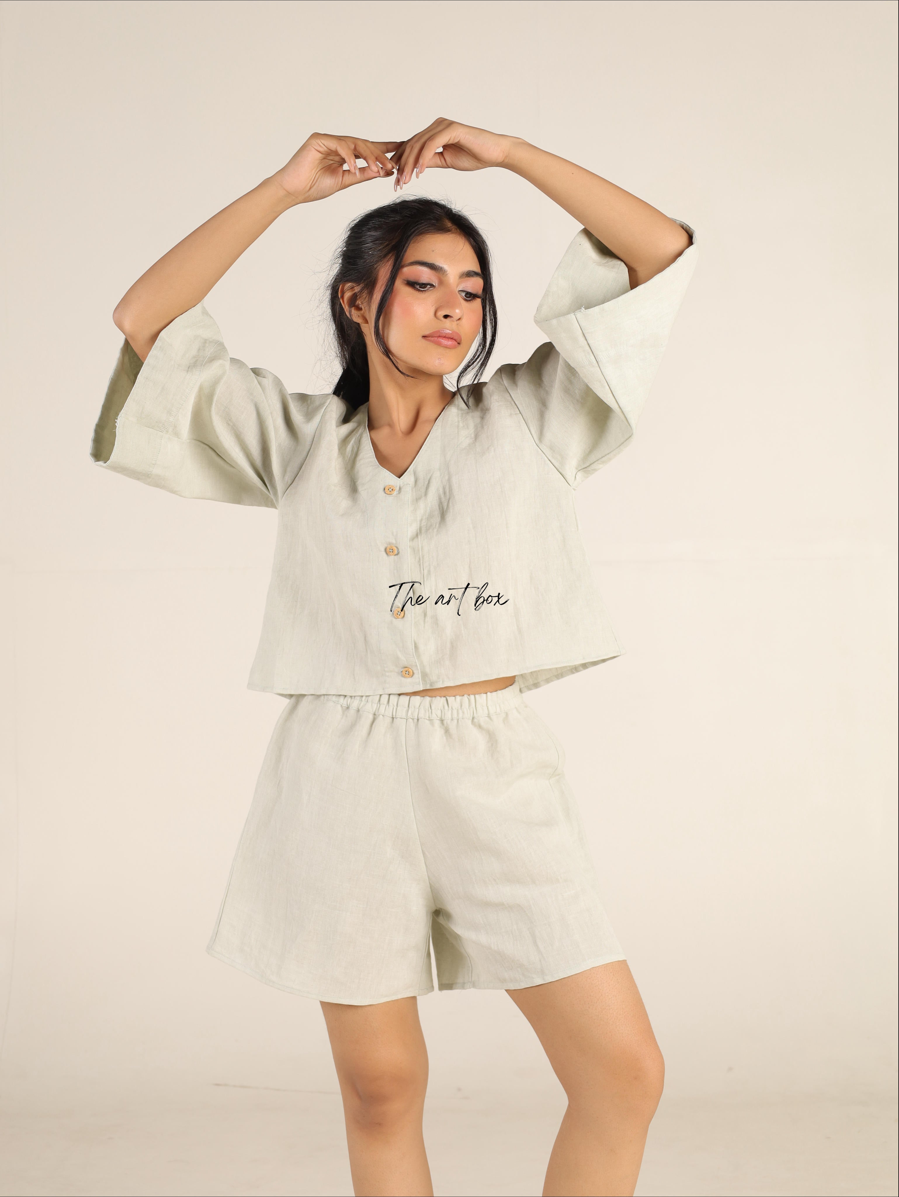 Modern Matchup Short Sleeve Co-Ord Set for Women's