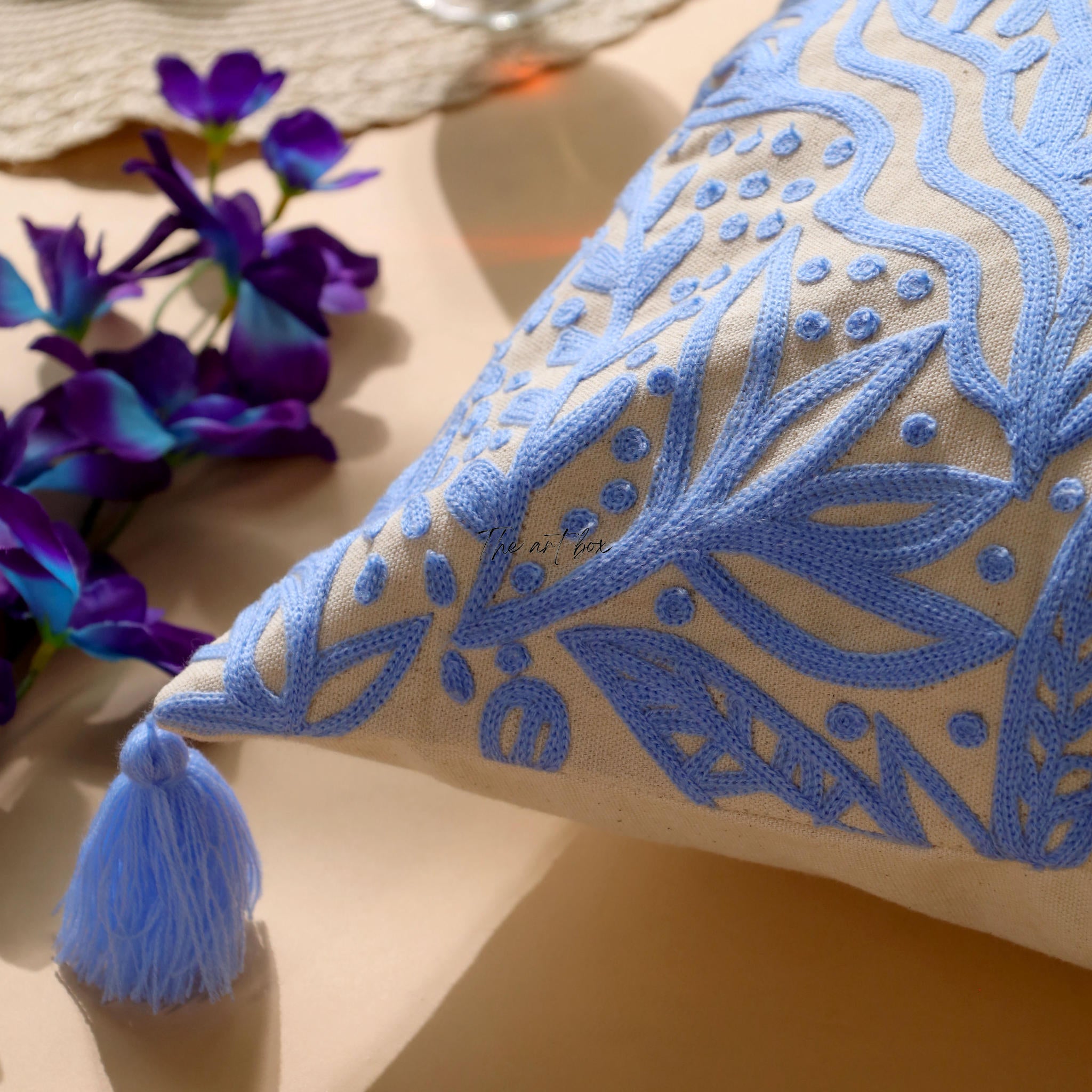 Customizable Floral Cushion - Design Your Own Botanical Bliss