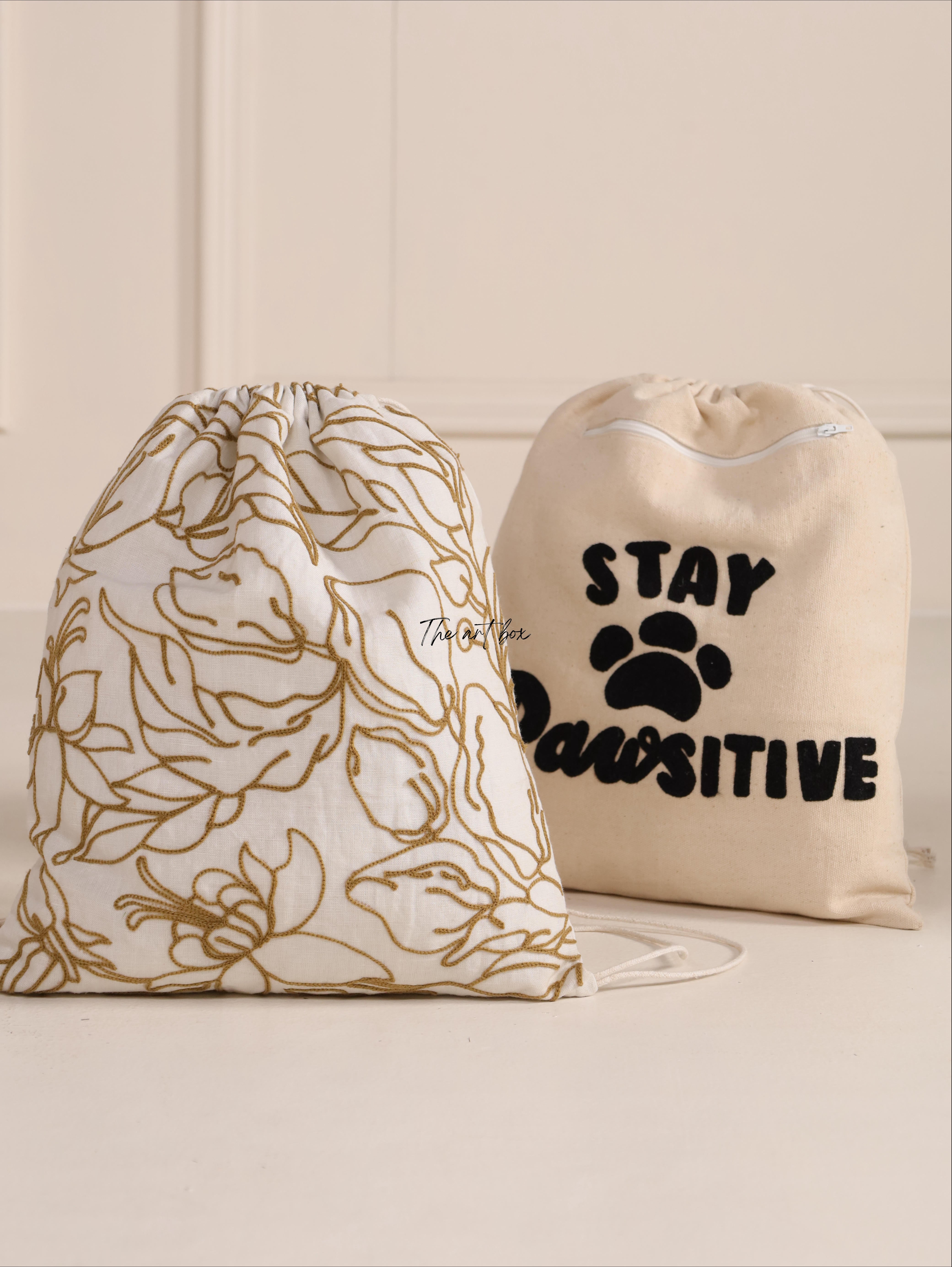 Personalized Embroidery Drawstring Bag - Make It Your Own