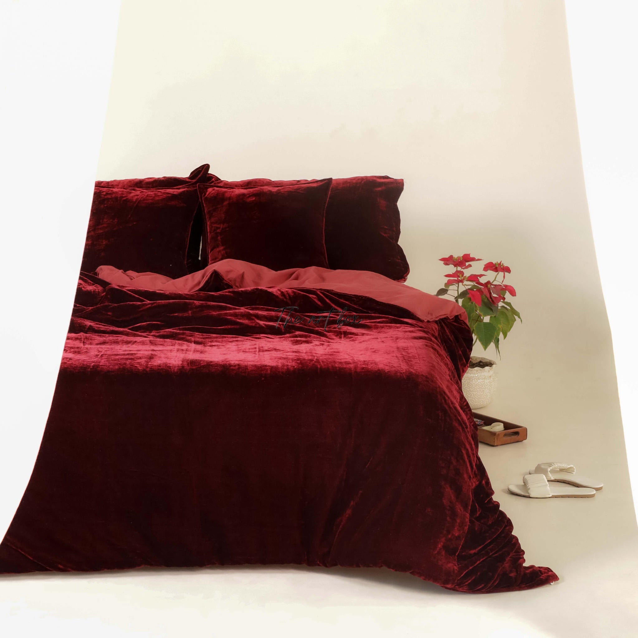 Red Velvet Duvet Cover