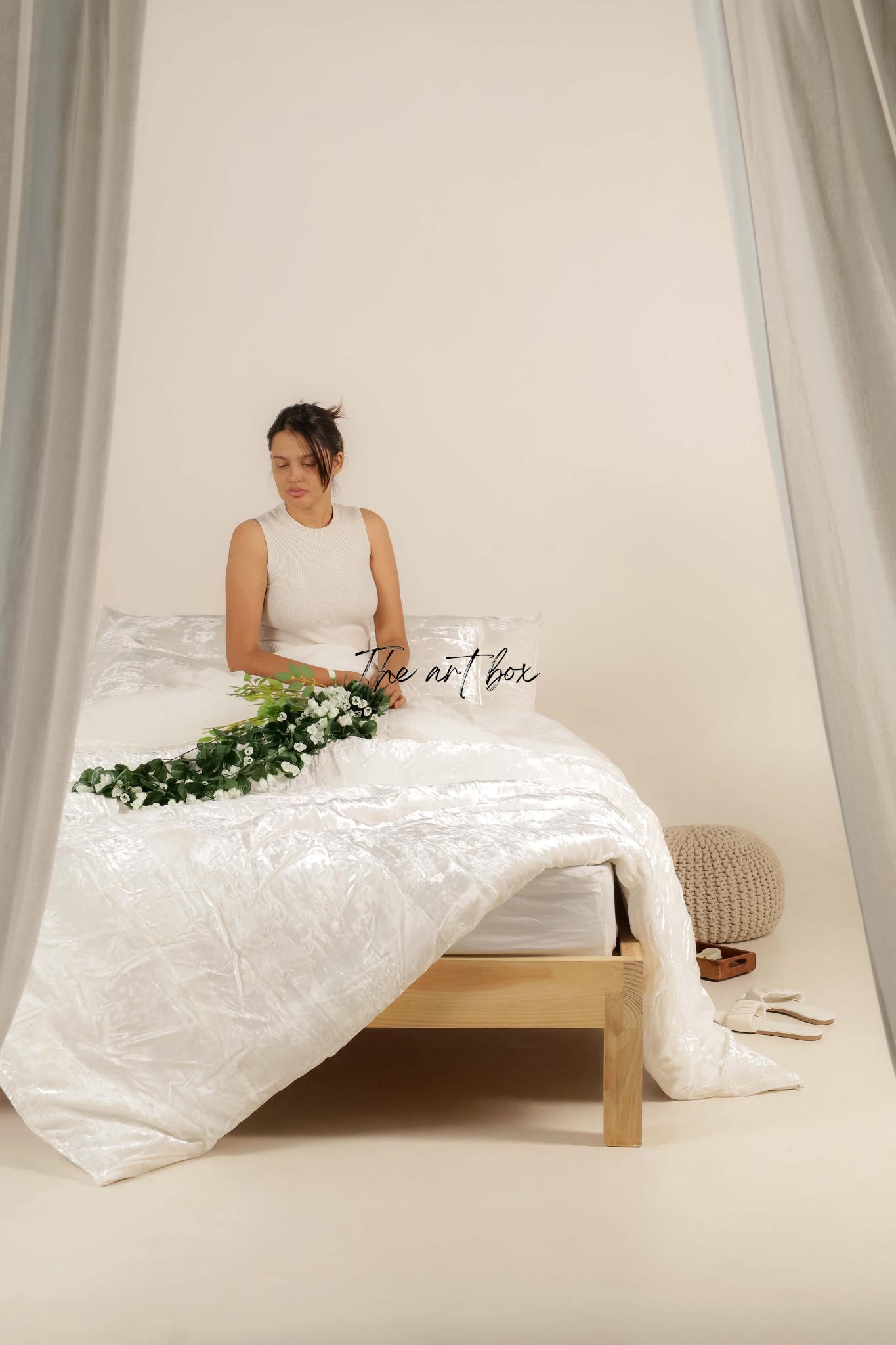 White Velvet Duvet Cover