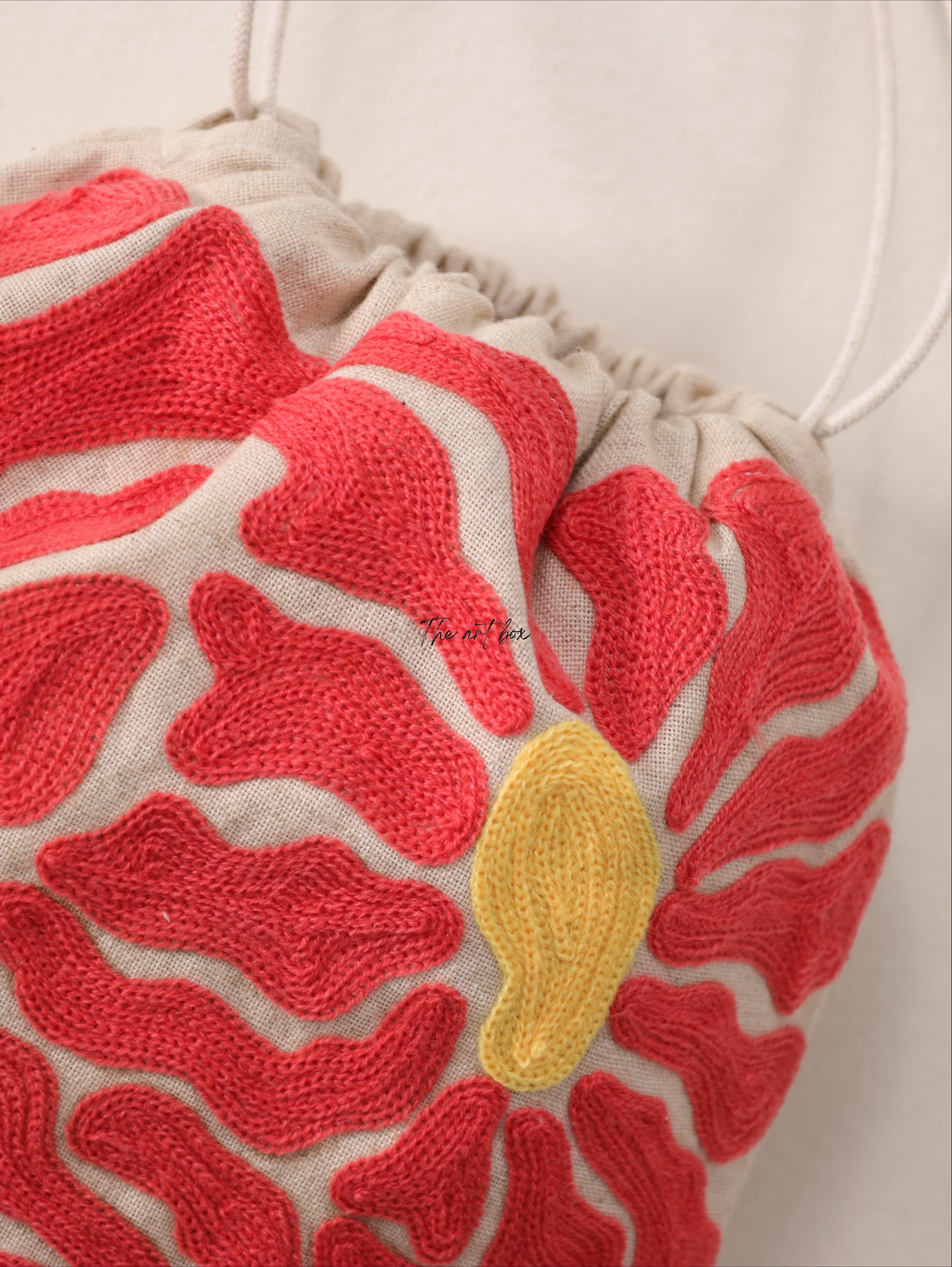 Personalized Embroidery Potli Handbag - Carry Your Style