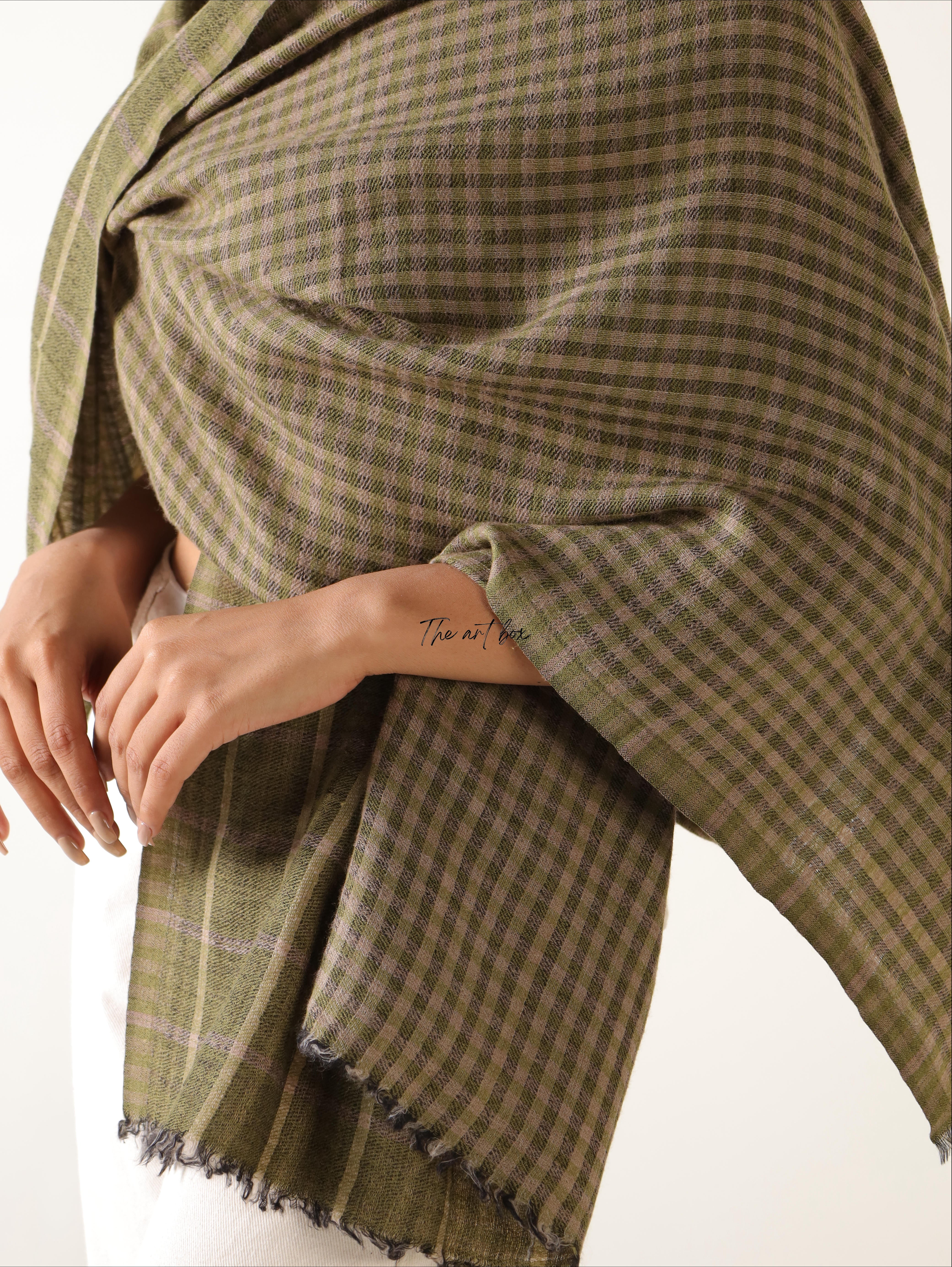 Cashmere Feel Reversible Plaid Shawl Your Travel Companion With Scarf
