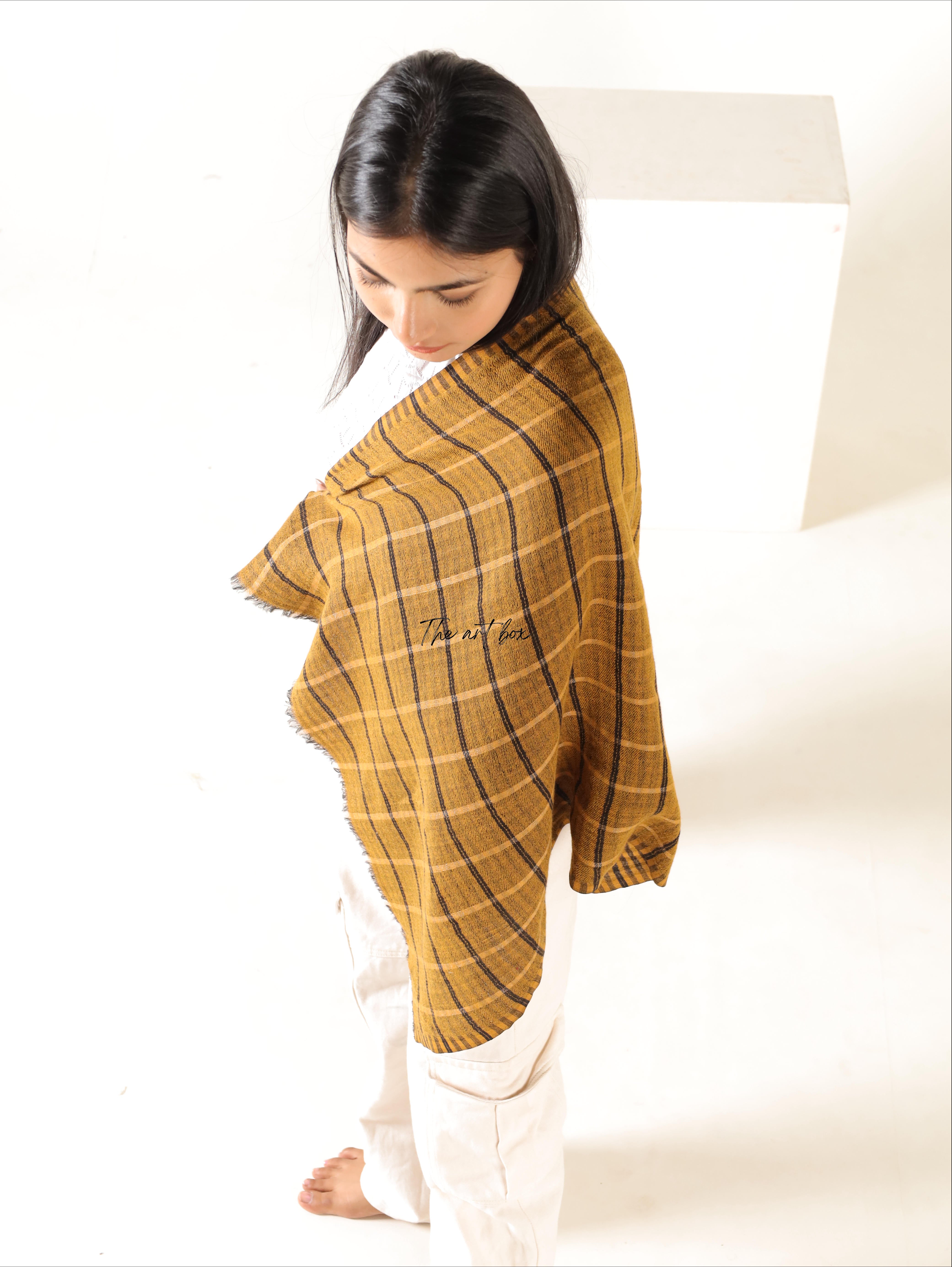 Reversible Plaid Cashmere Feel Scarf: Your Wardrobe Staple