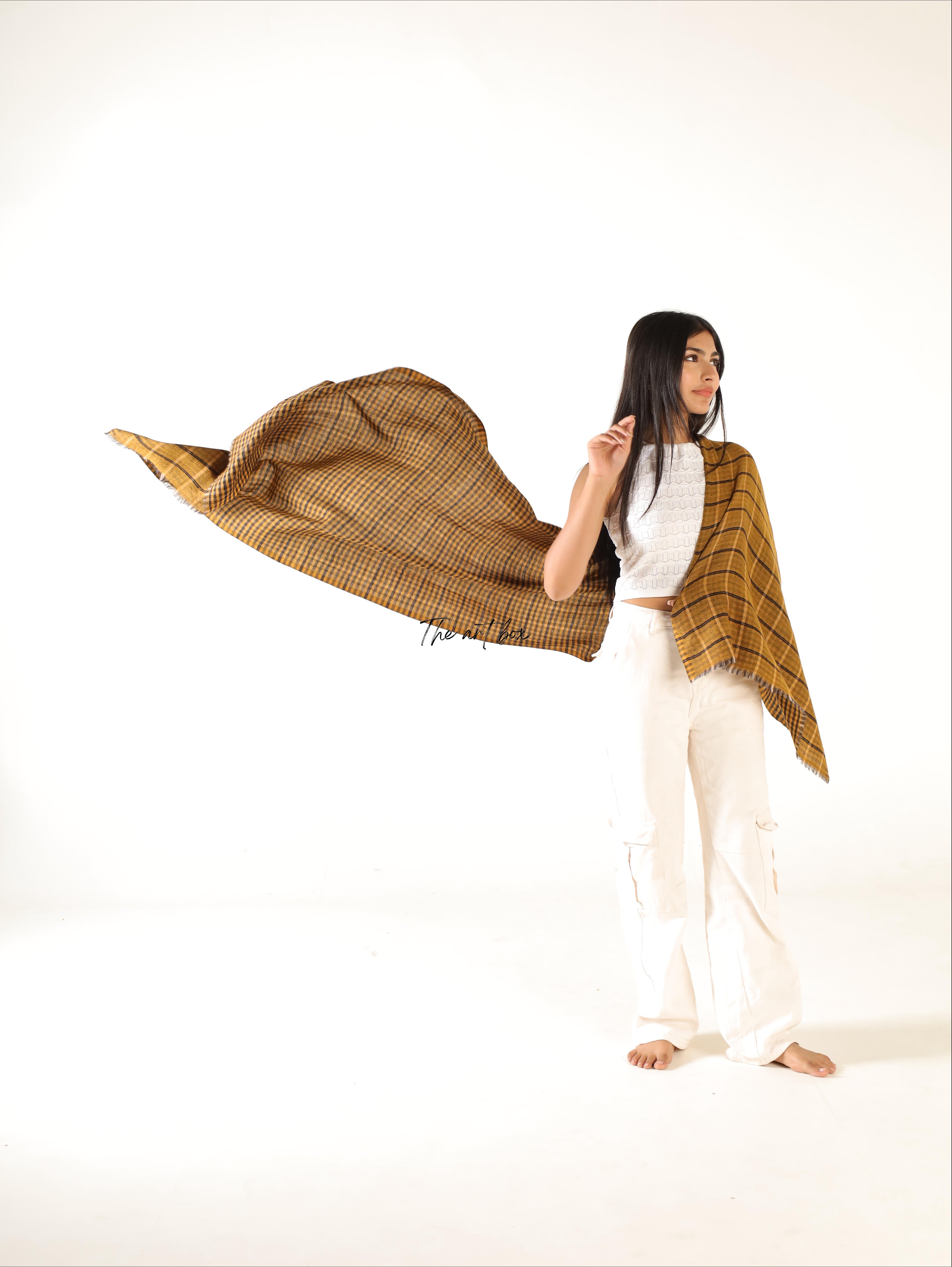 Reversible Plaid Cashmere Feel Scarf: Your Wardrobe Staple