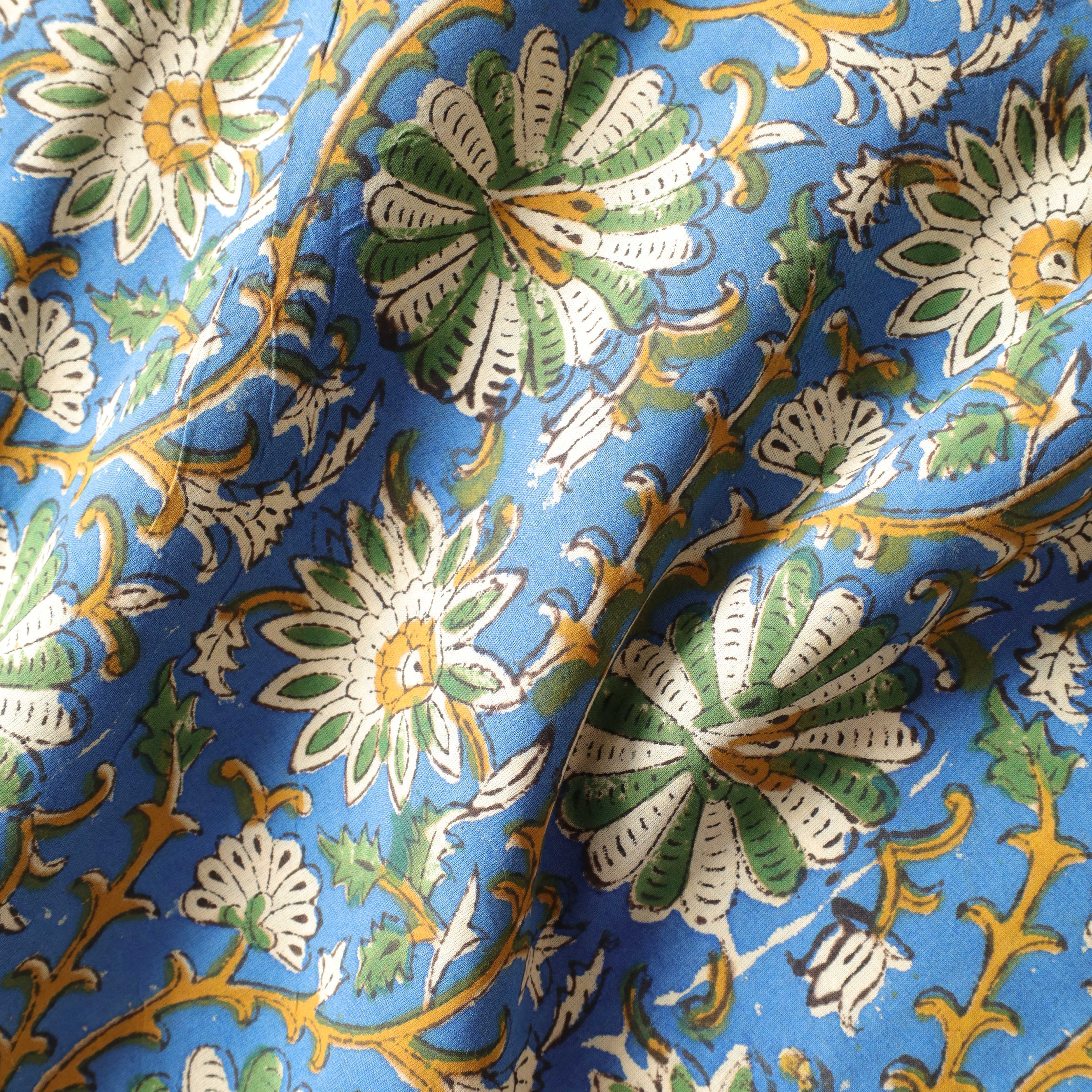 Premium Hand Block Printed Cotton Fabric Collection