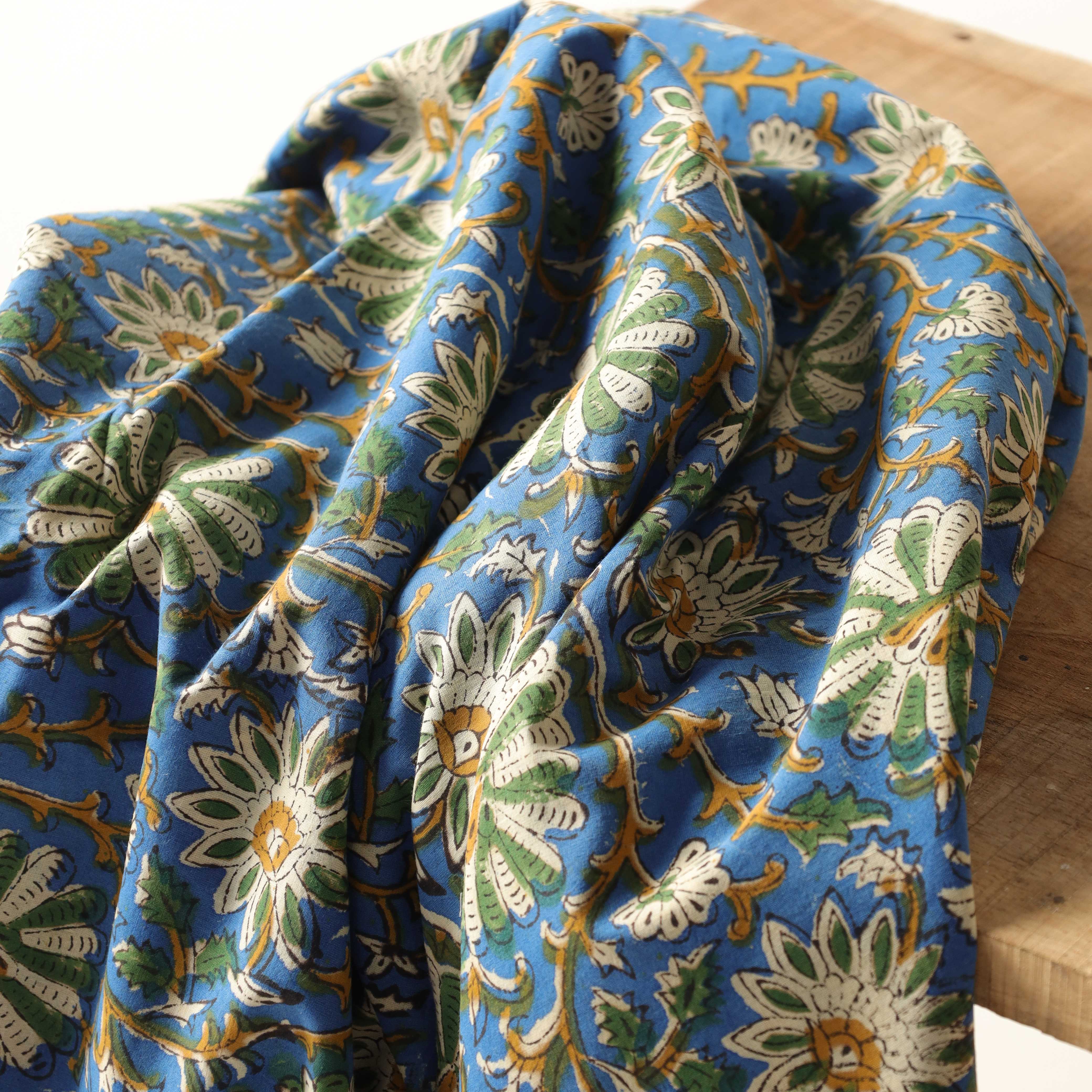 Premium Hand Block Printed Cotton Fabric Collection