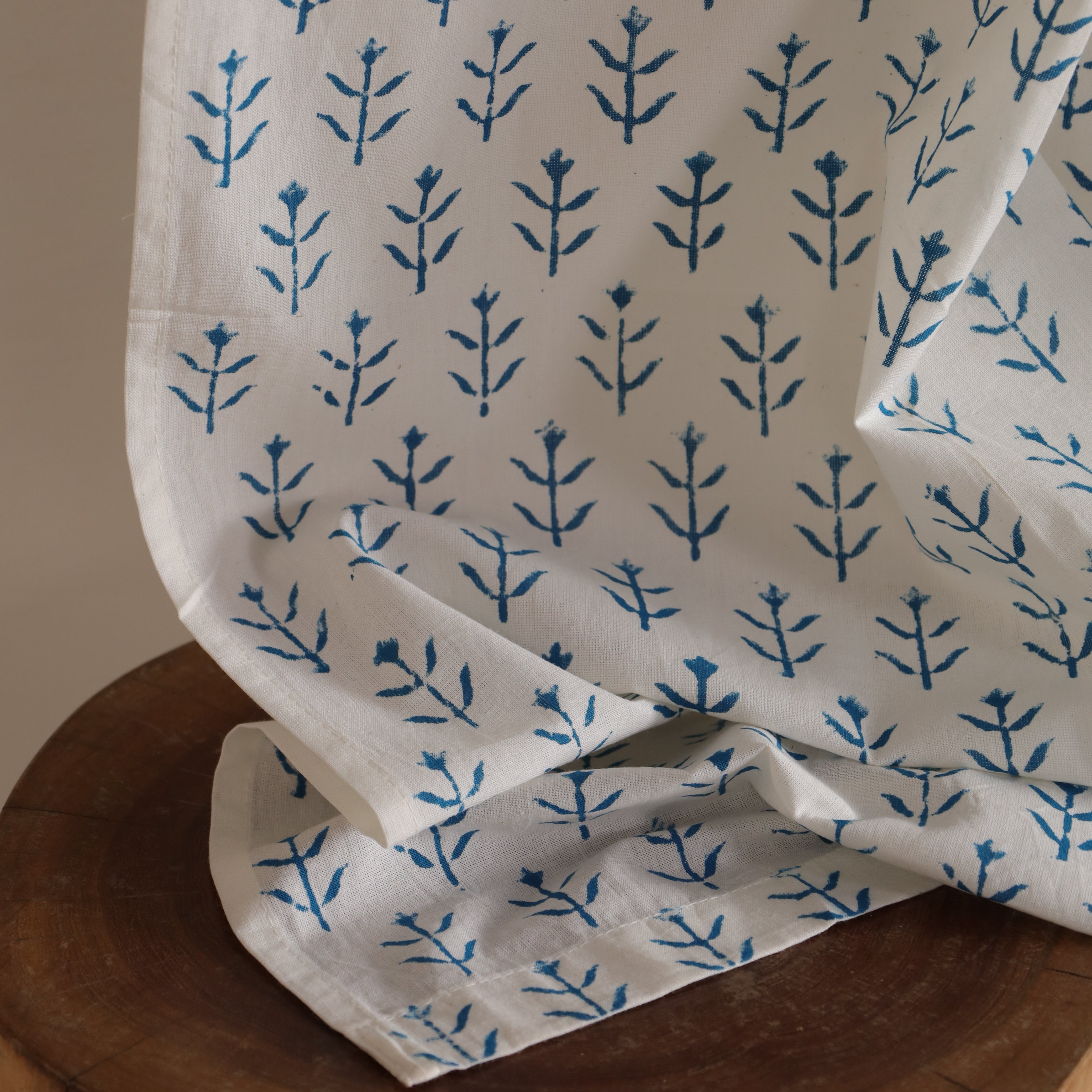 Boho Hand Block Printed Curtains (2 Panels) - Bedroom, Kitchen, Office Decor