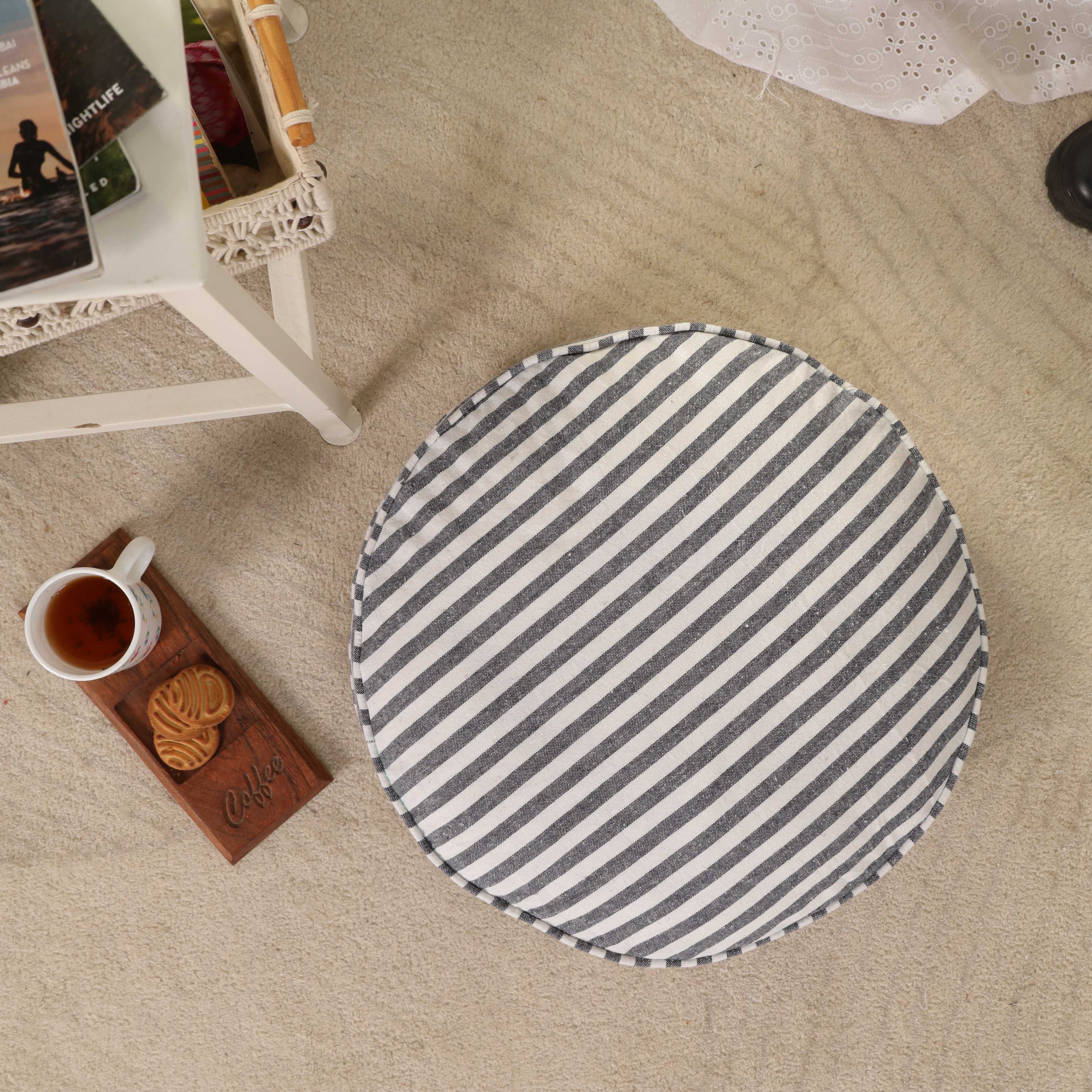 Round Stripe Floor Cushion
