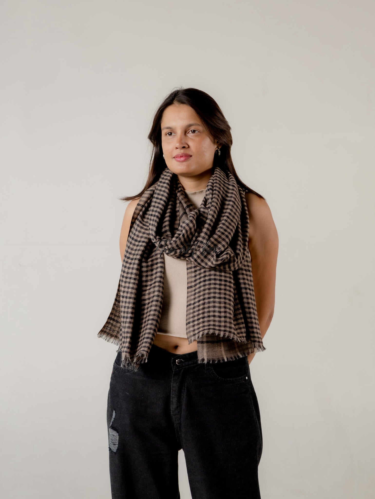 Silky Soft Reversible Plaid Scarf: Wrap Yourself in Style