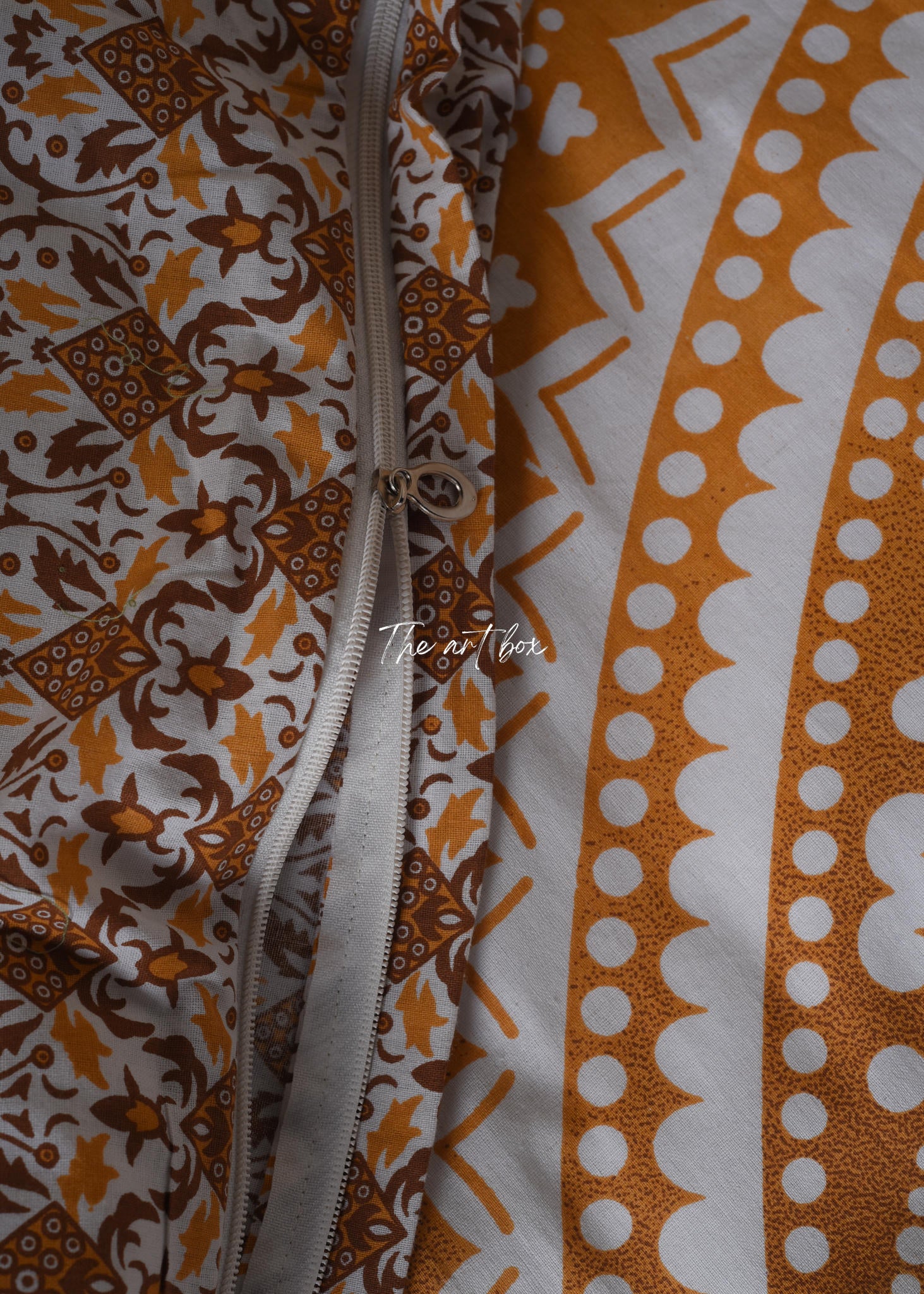 Brown Mandala Duvet Covers with Pillow Covers