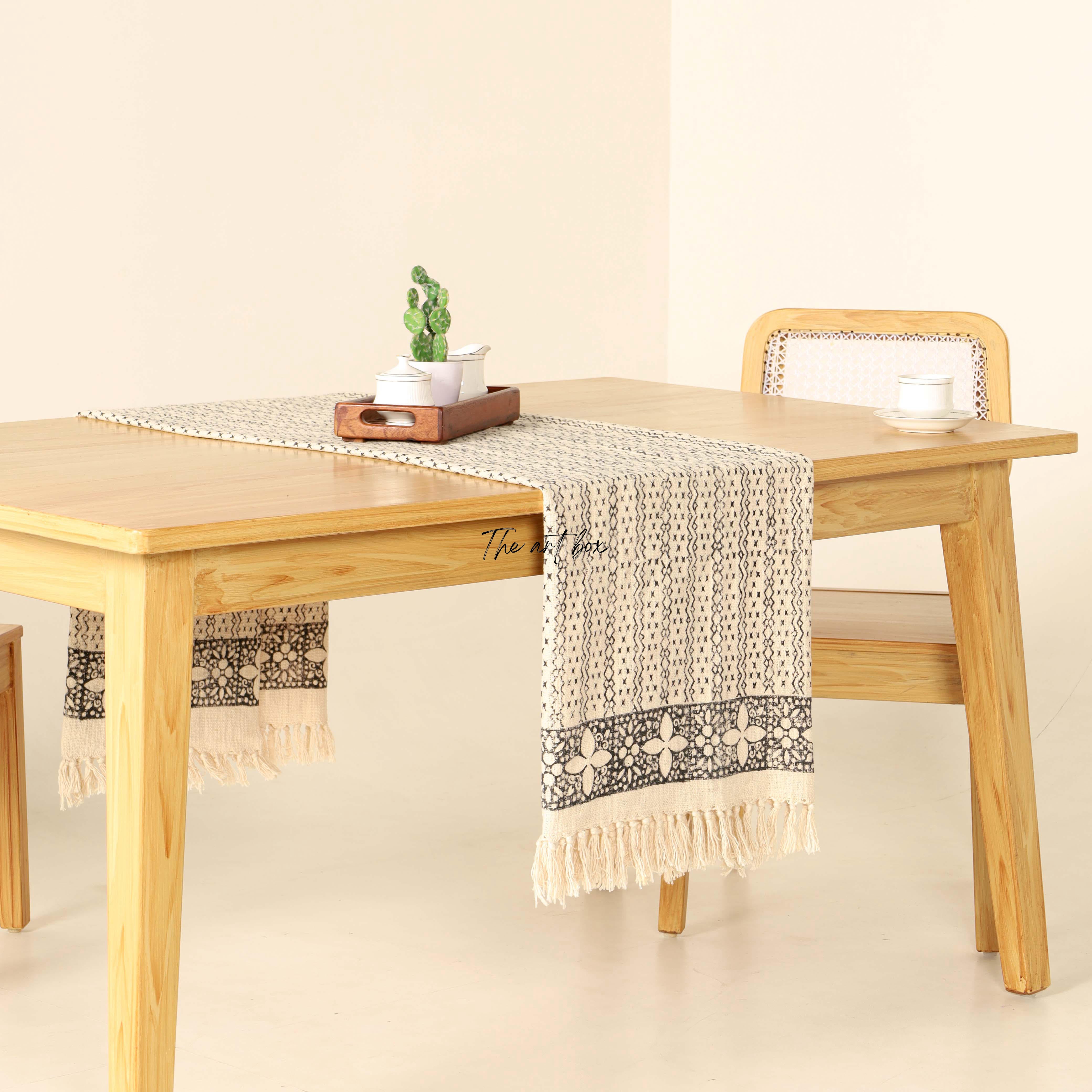 White Table Runner