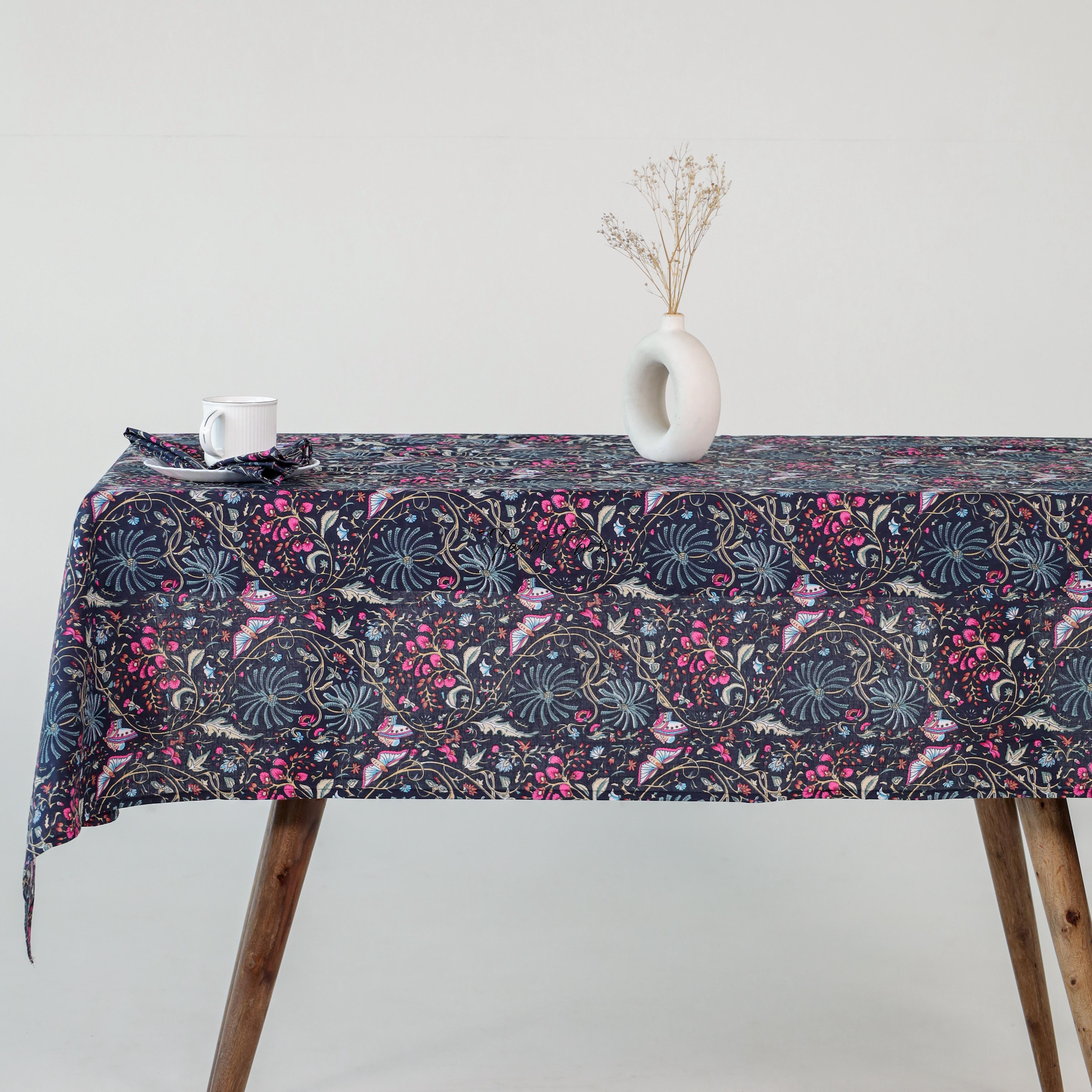 Indigo Blue Table Cloth