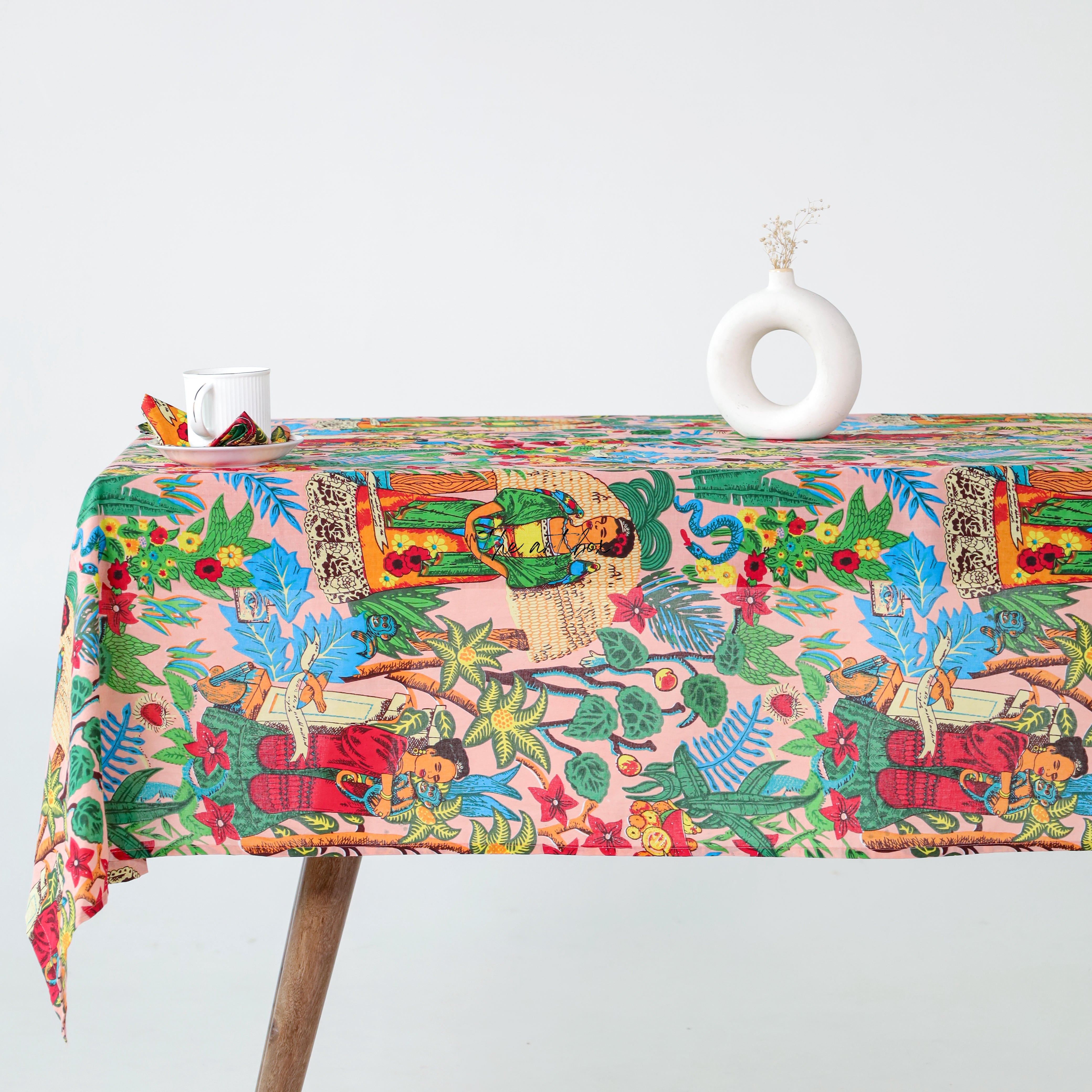 Peach Victorian Tablecloth