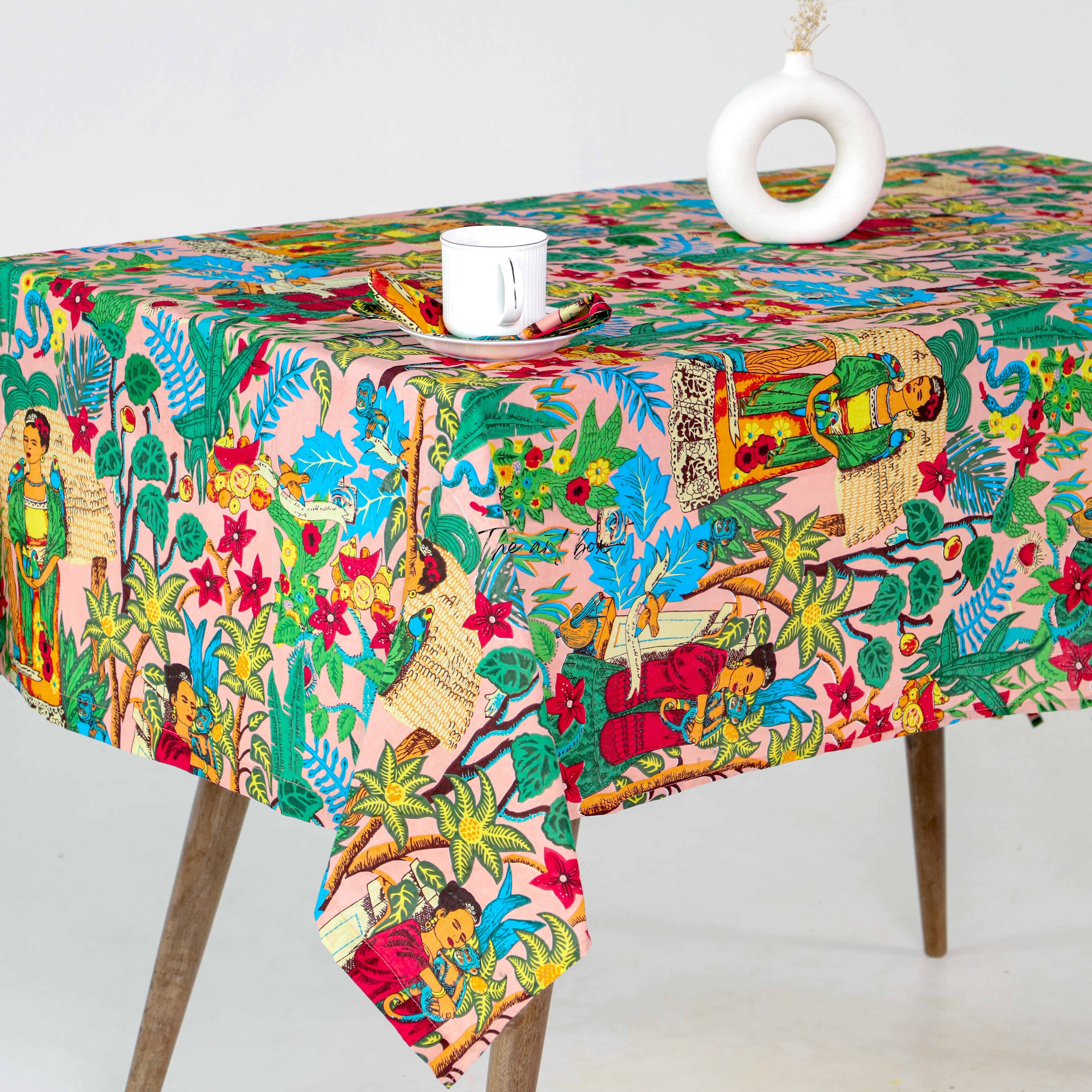 Peach Victorian Tablecloth