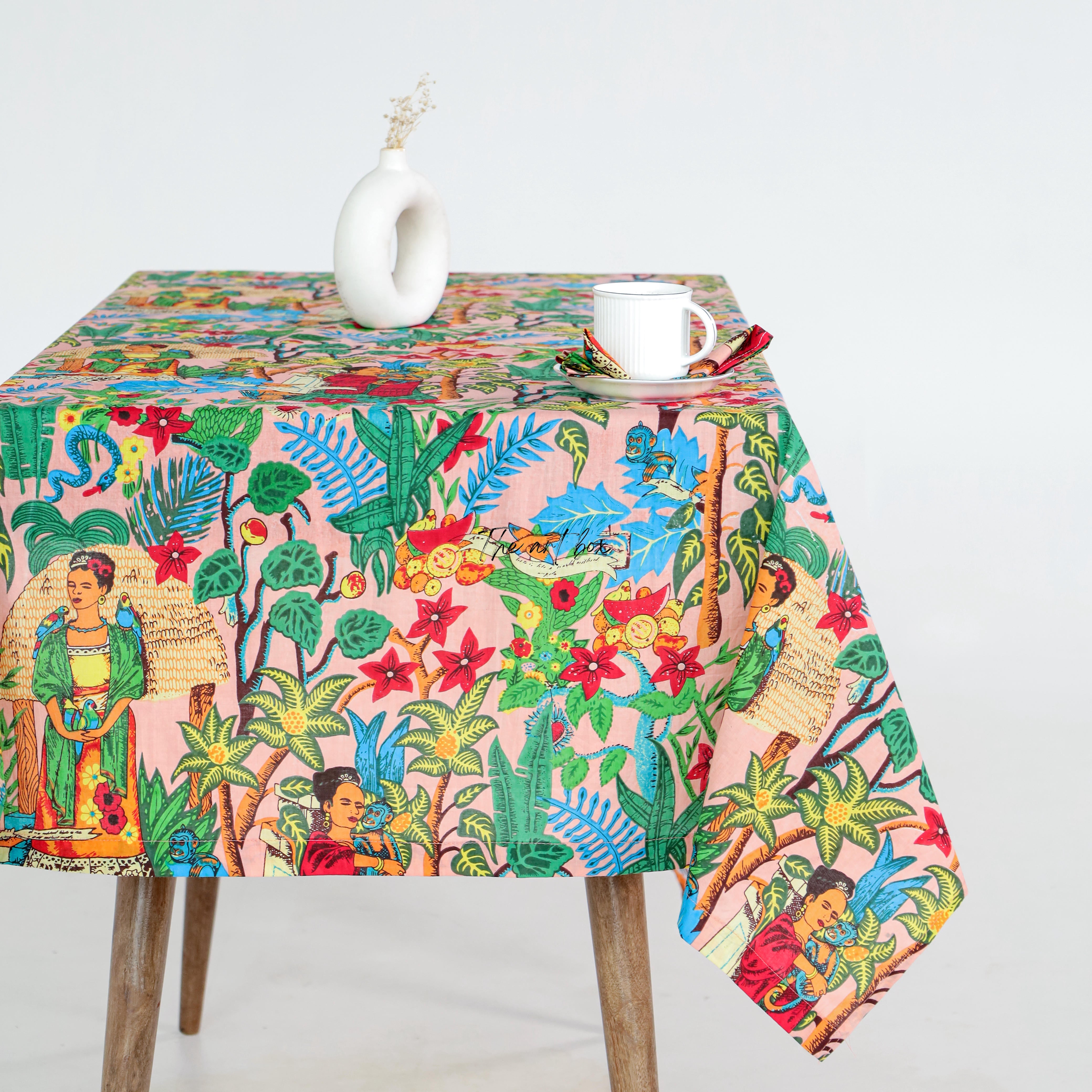 Peach Victorian Tablecloth