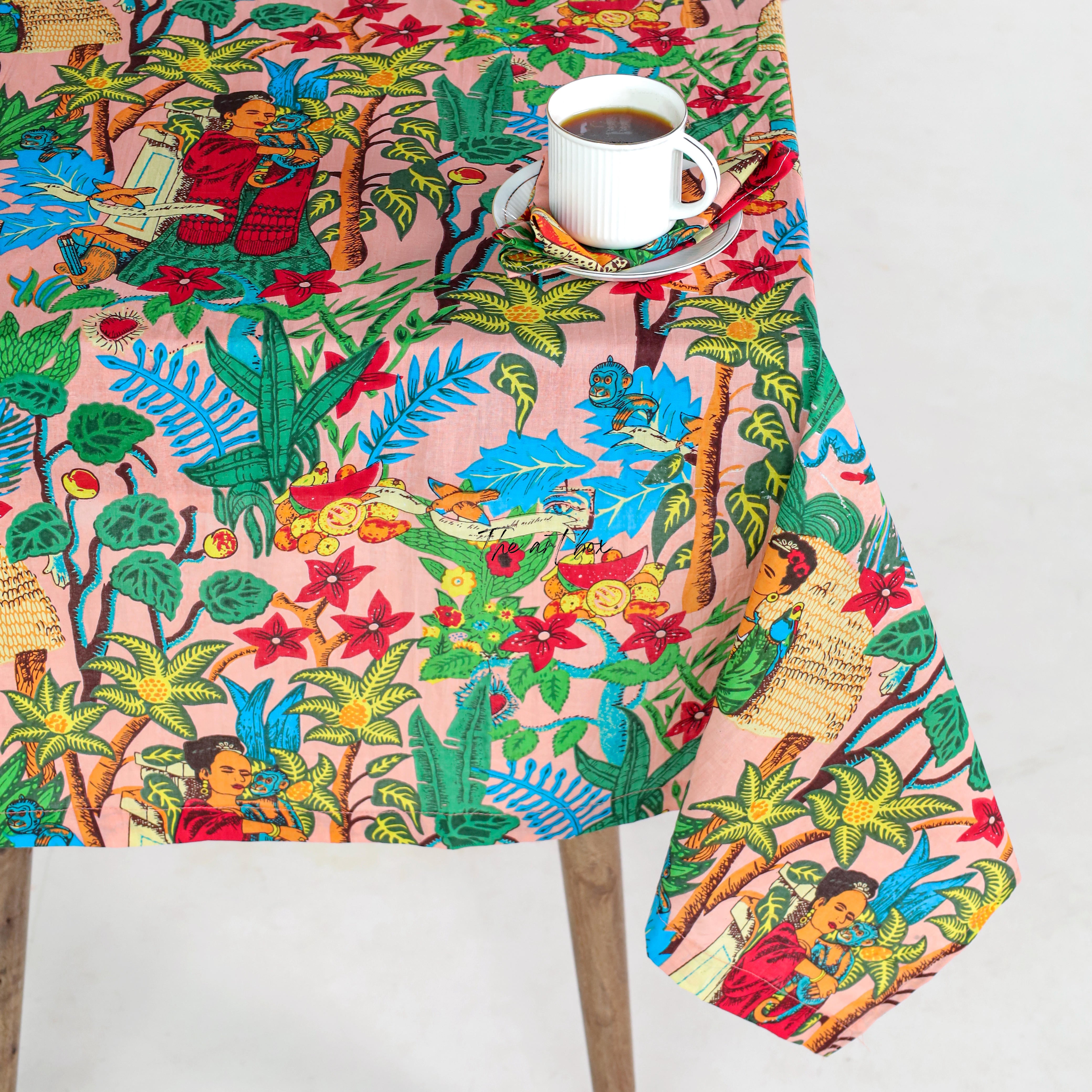Peach Victorian Tablecloth
