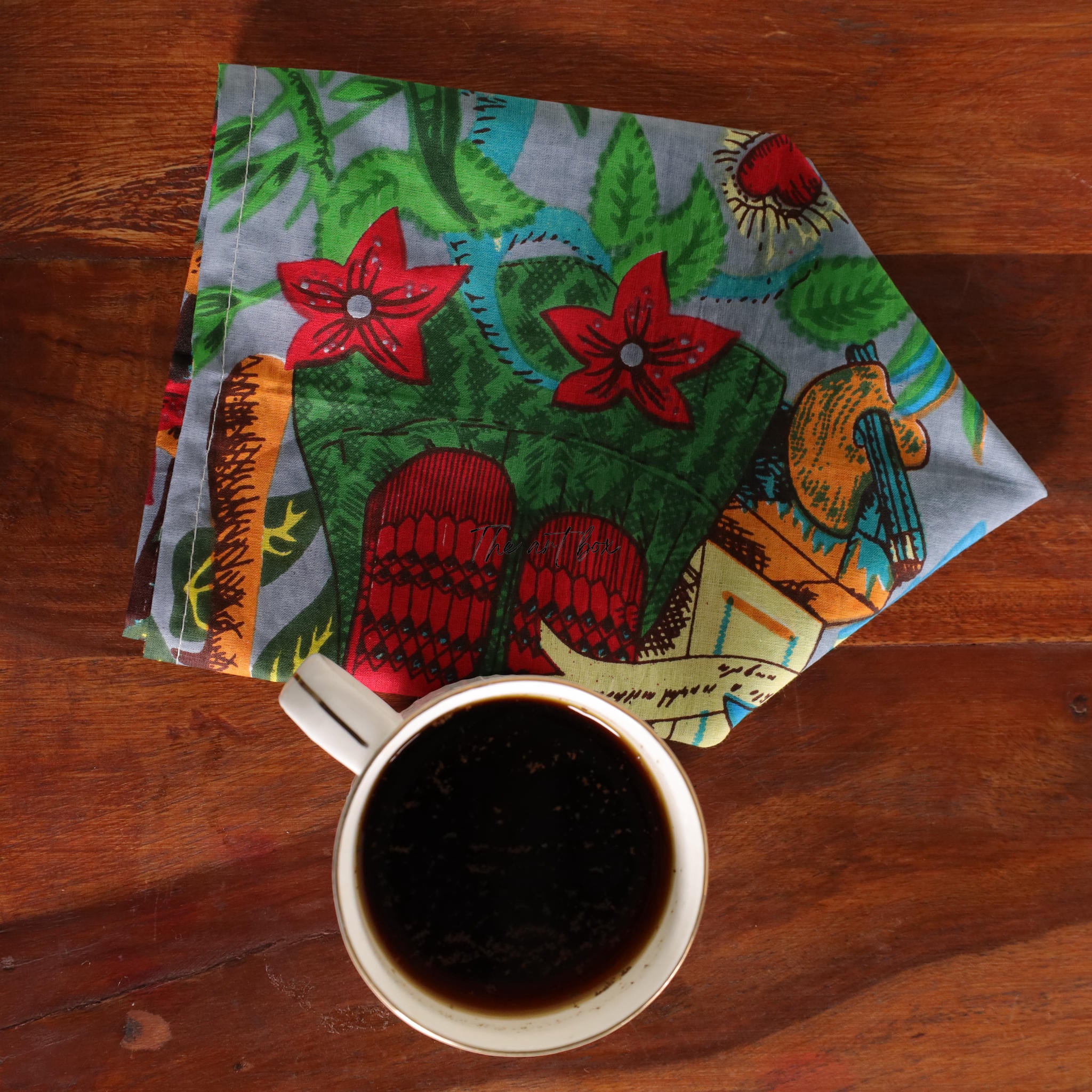 Victorian Grey Cotton Table Napkins