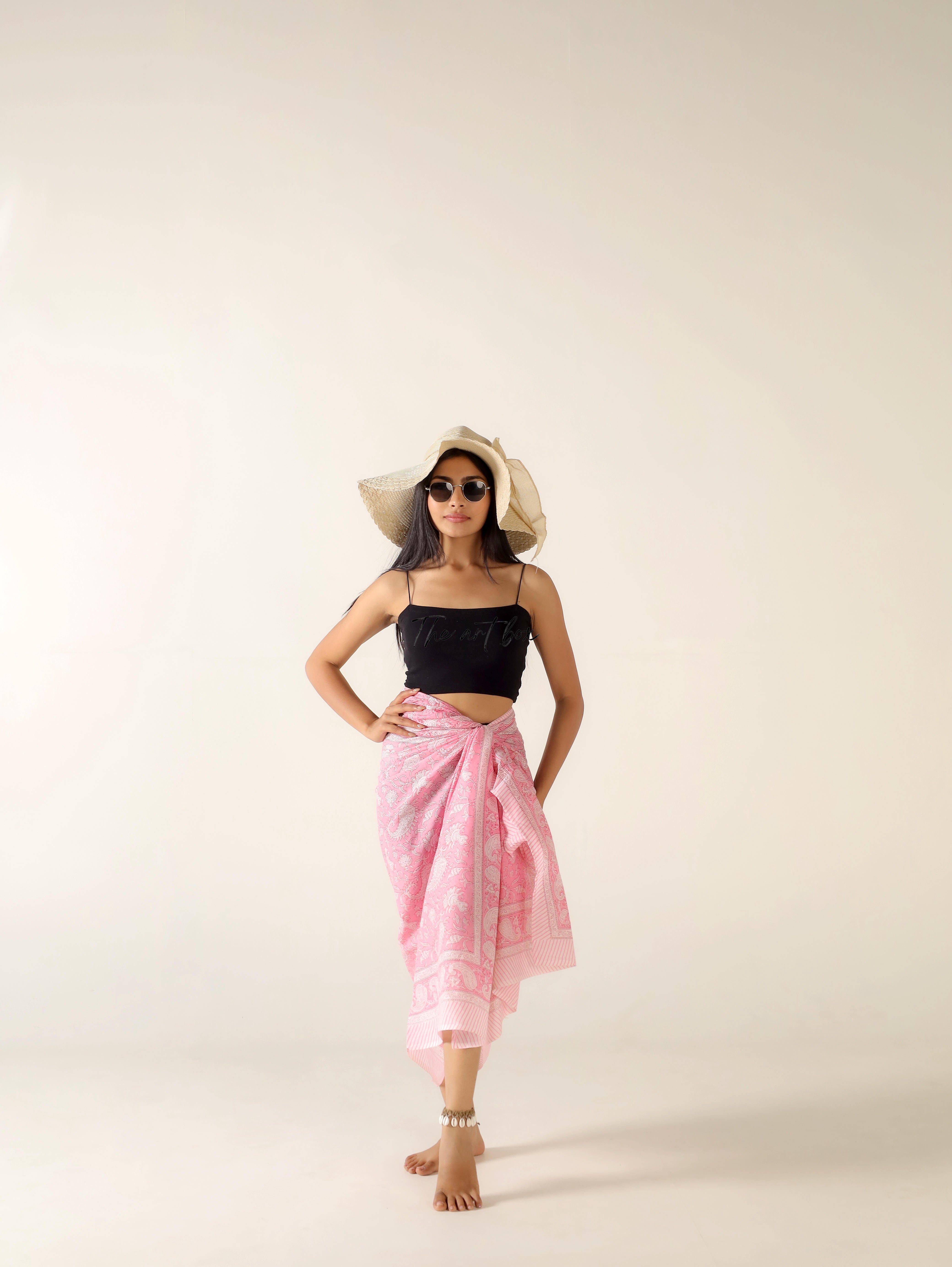 Petal Perfect: Floral Sarong Pareo for Stylish Sun-Kissed Looks