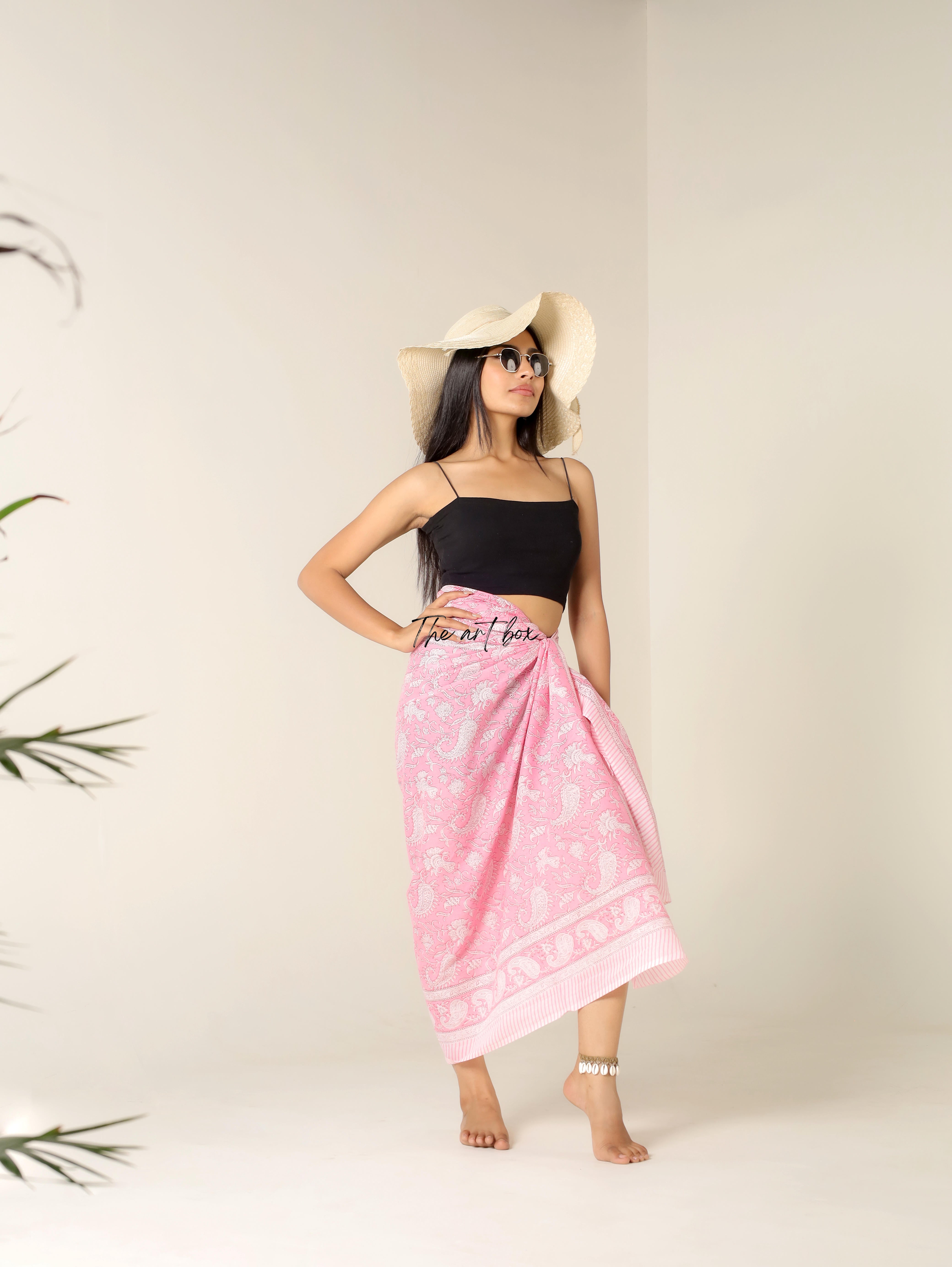 Petal Perfect: Floral Sarong Pareo for Stylish Sun-Kissed Looks