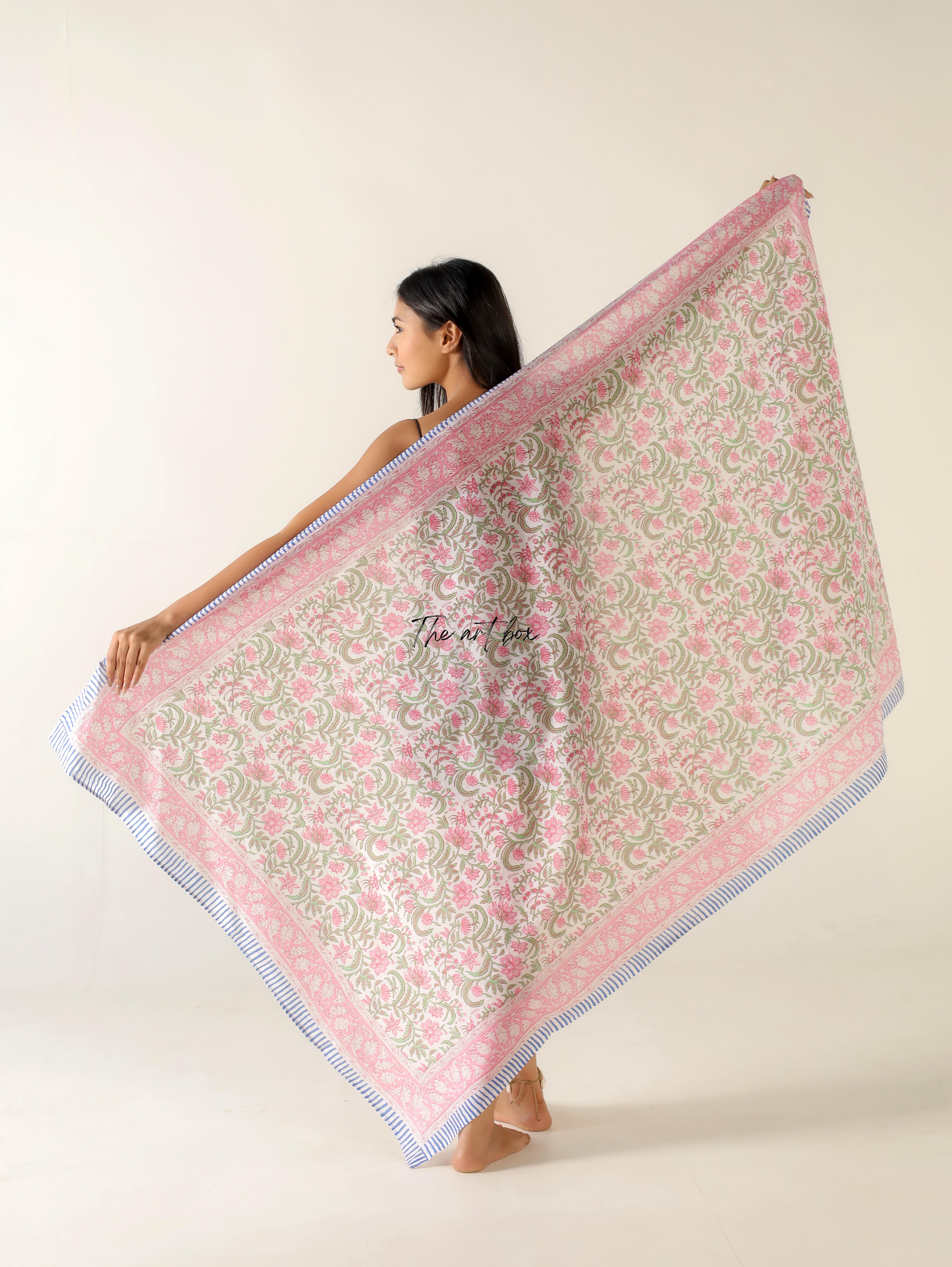 Island Escape Cotton Floral Sarong Pareo