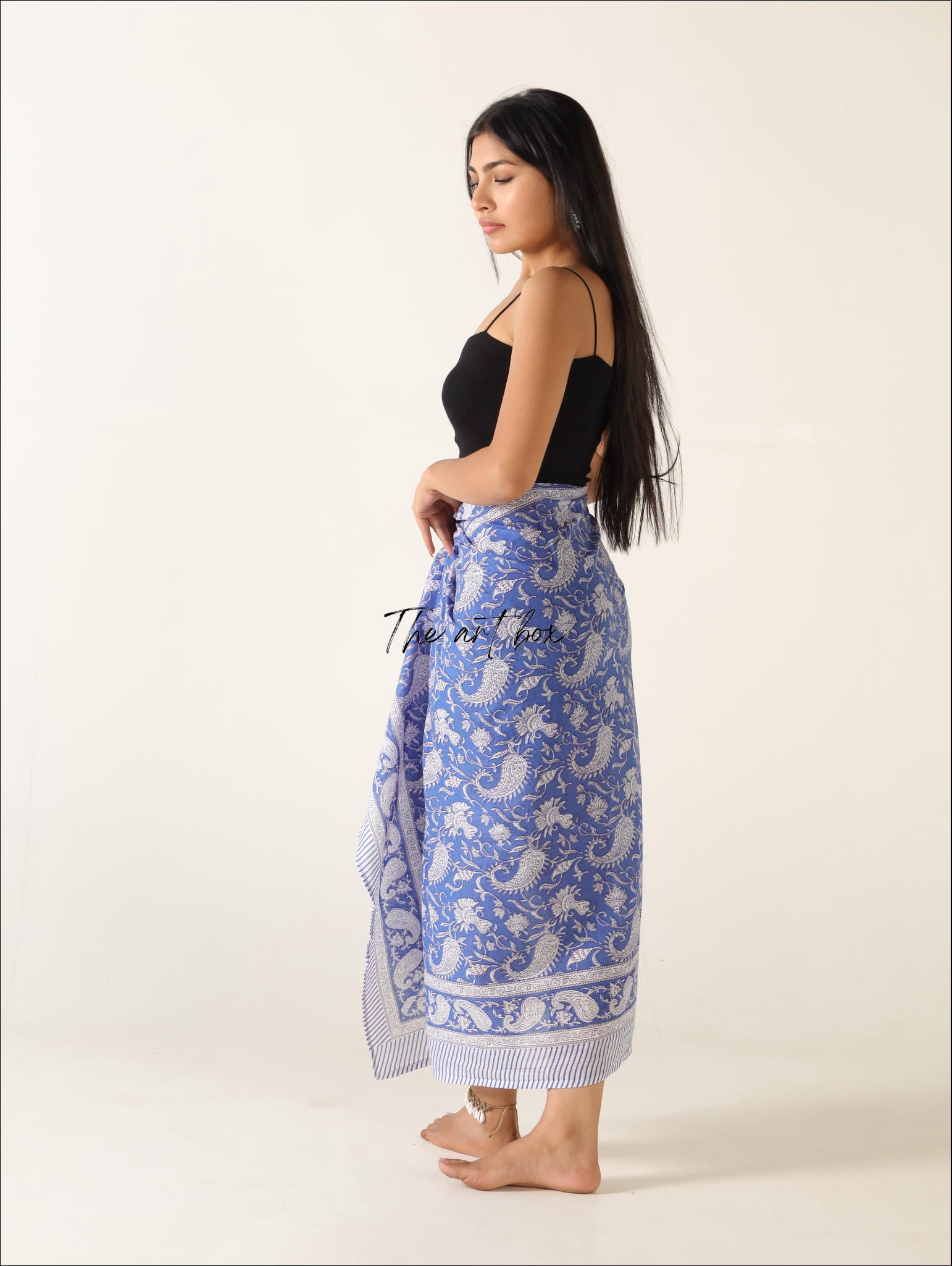 Floral Fantasy Tropicana Twist Cotton Sarong Pareo