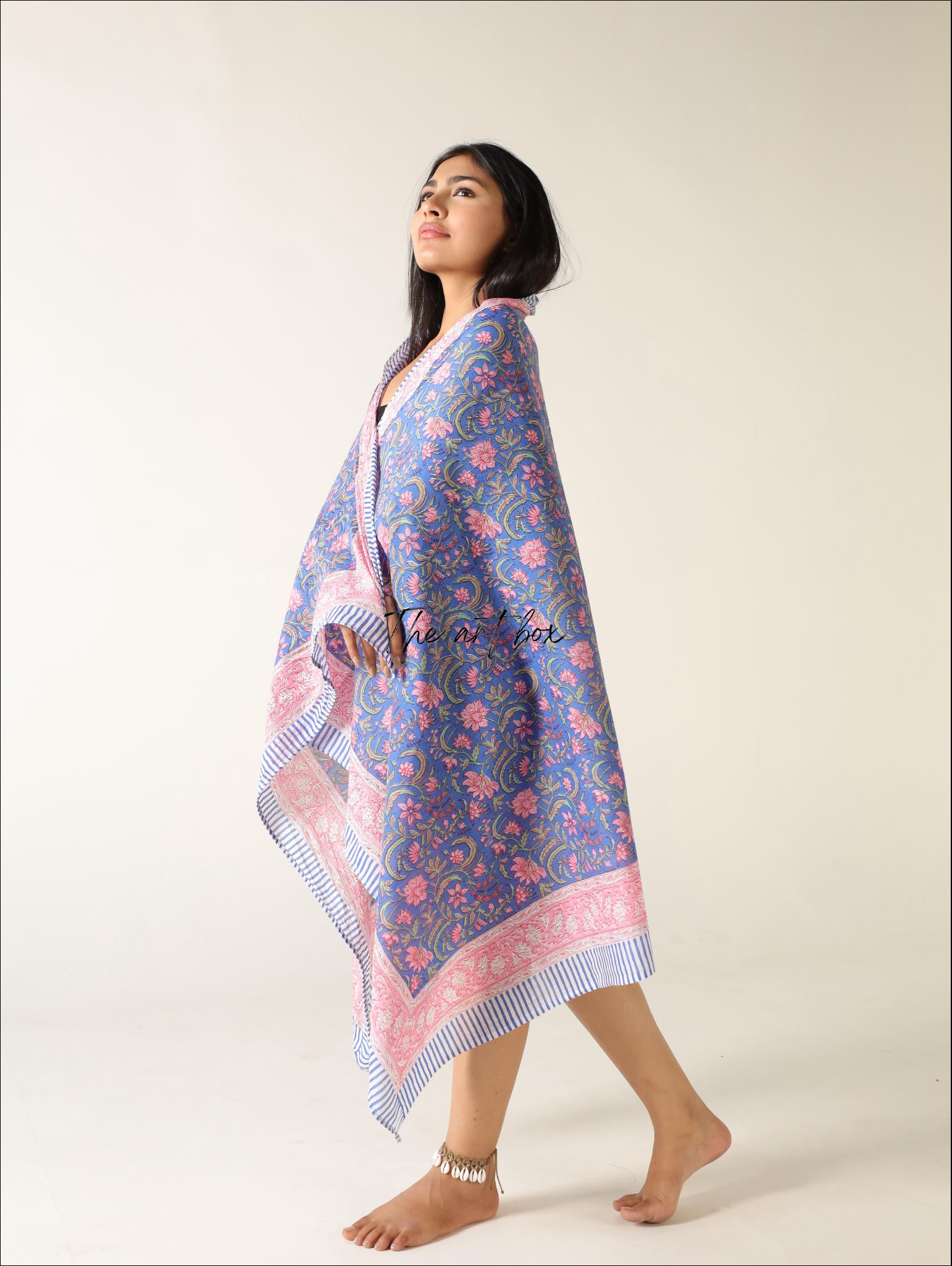 Floral Delight Cotton Sarong Pareo for Exotic Escapes