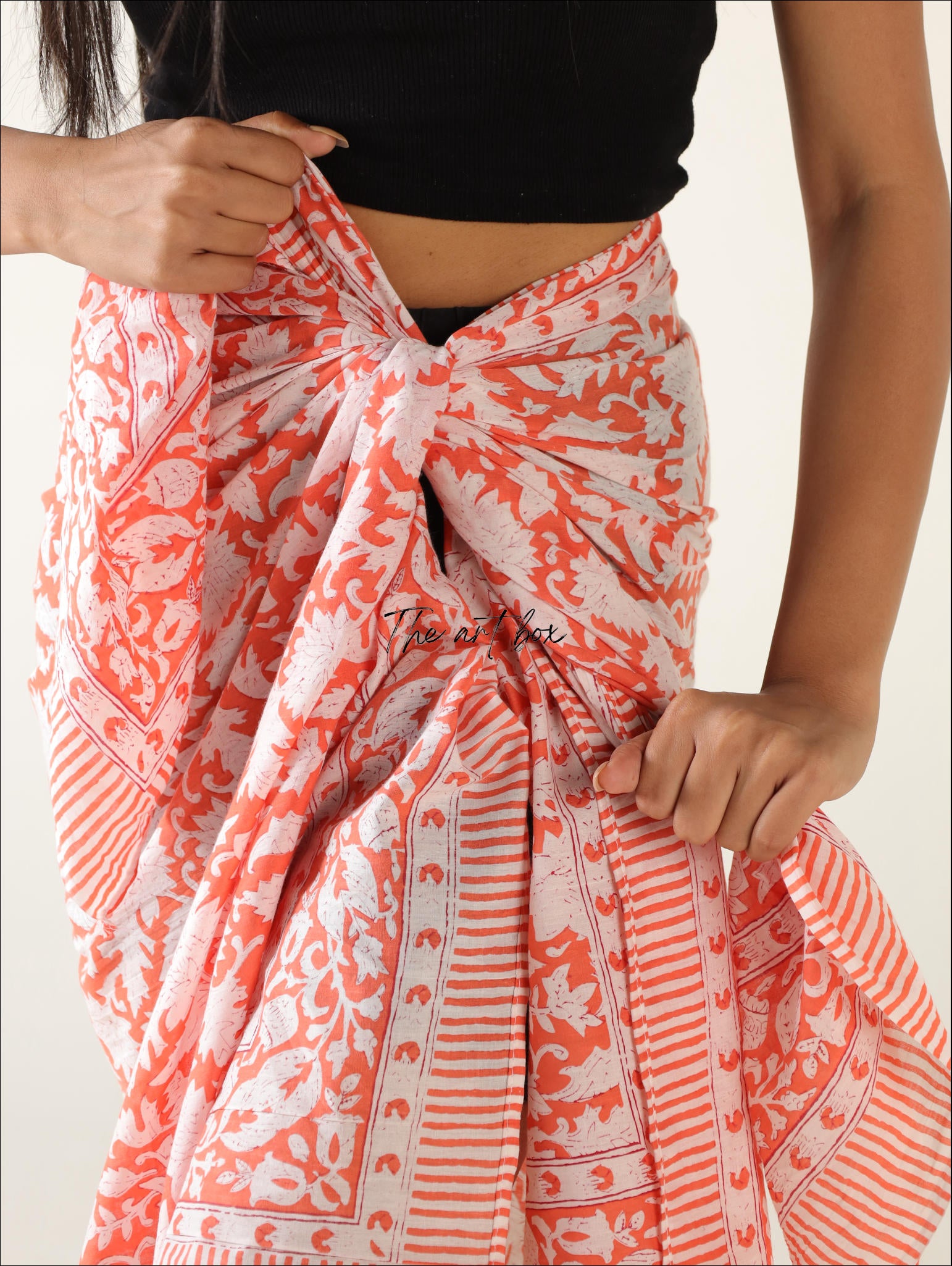 Island Chic Tropicana Twist Floral Sarong Pareo for Exotic Getaways