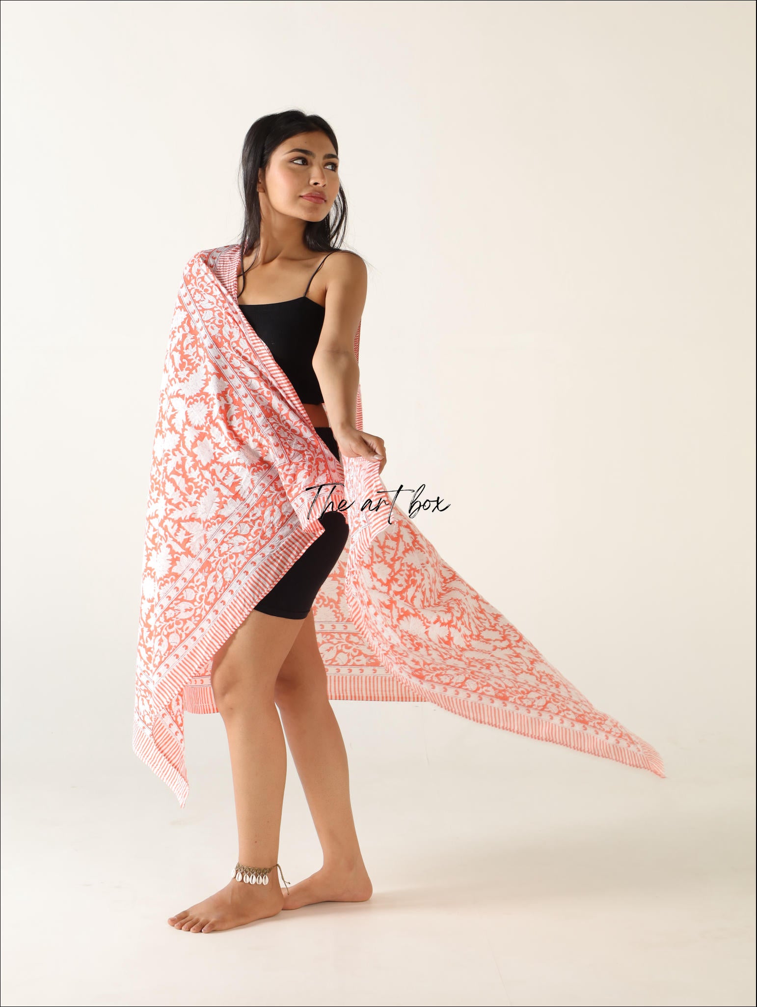 Island Chic Tropicana Twist Floral Sarong Pareo for Exotic Getaways