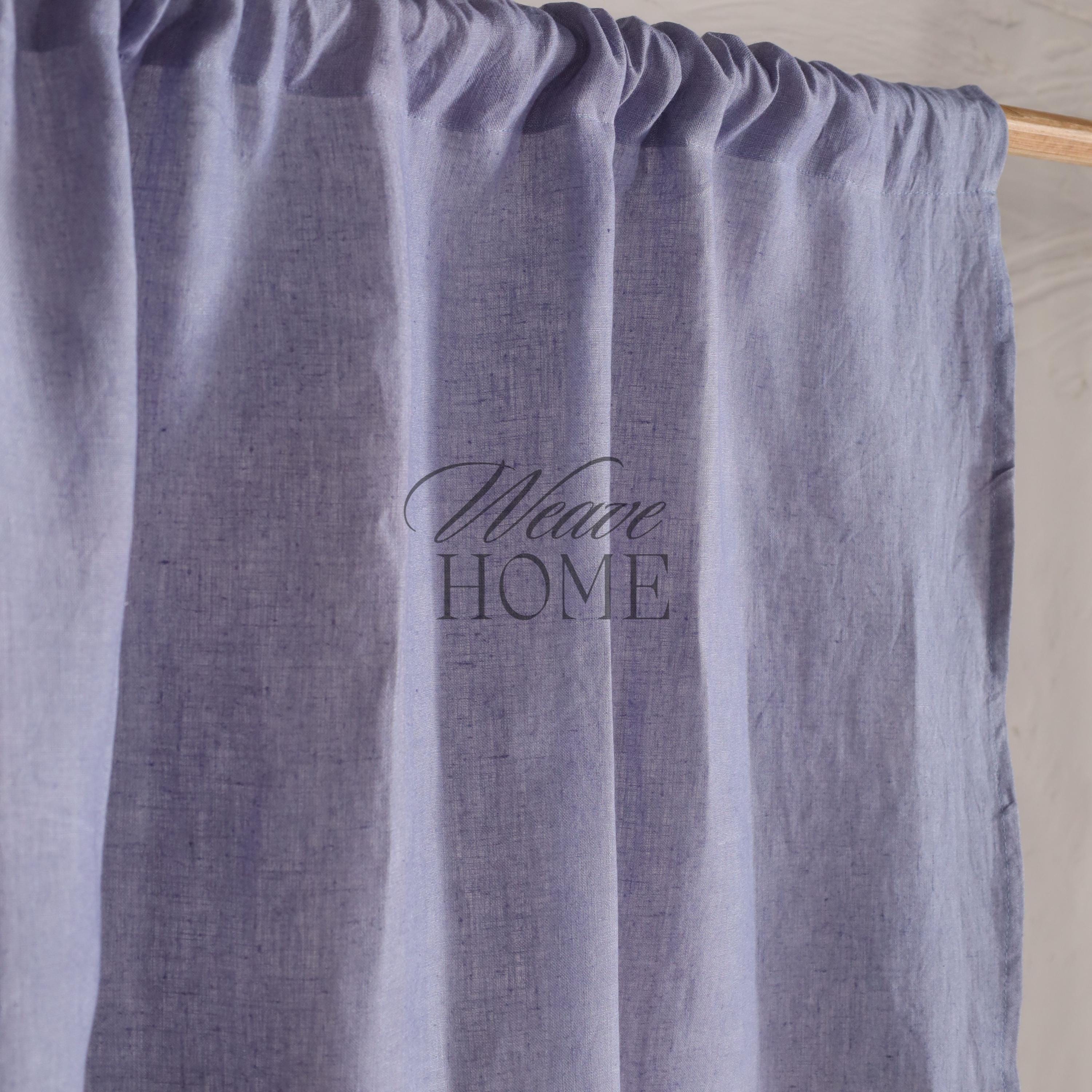 Linen Curtain NATURAL draperies Stonewashed Bohemian 1 Panel, Custom Sizes Curtain for bedroom, curtain for living room