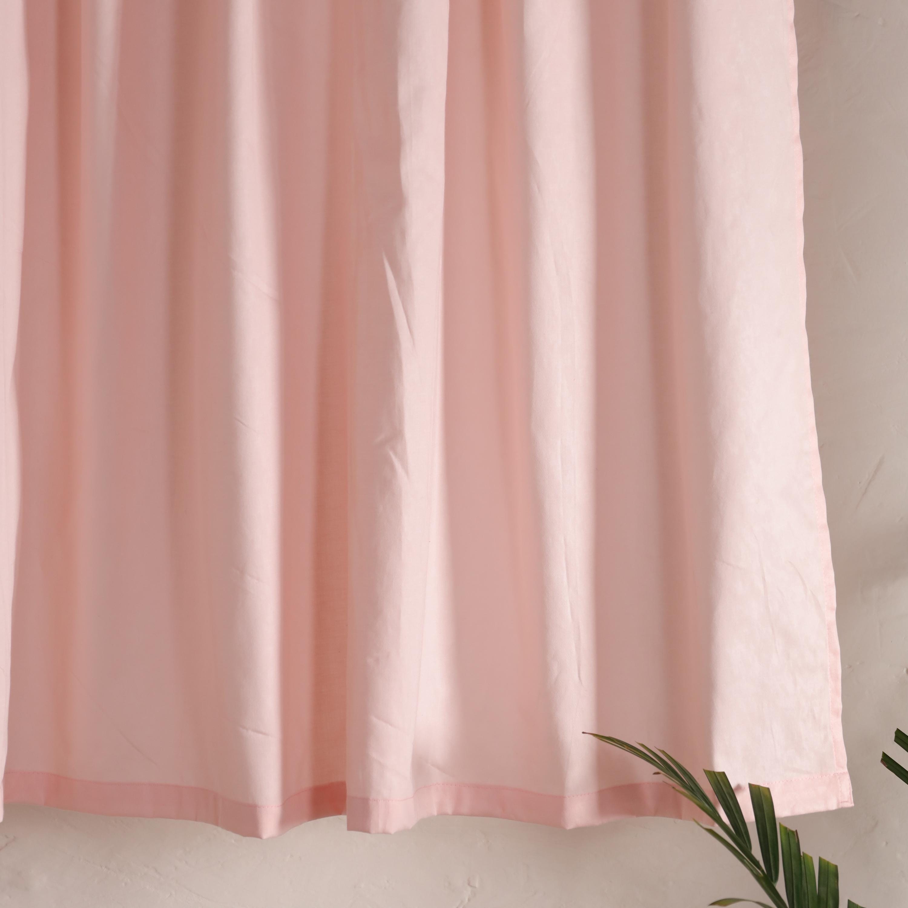 Blush Pink Satin Privacy Curtain, Decorate your House with High Quality Curtains Drapes