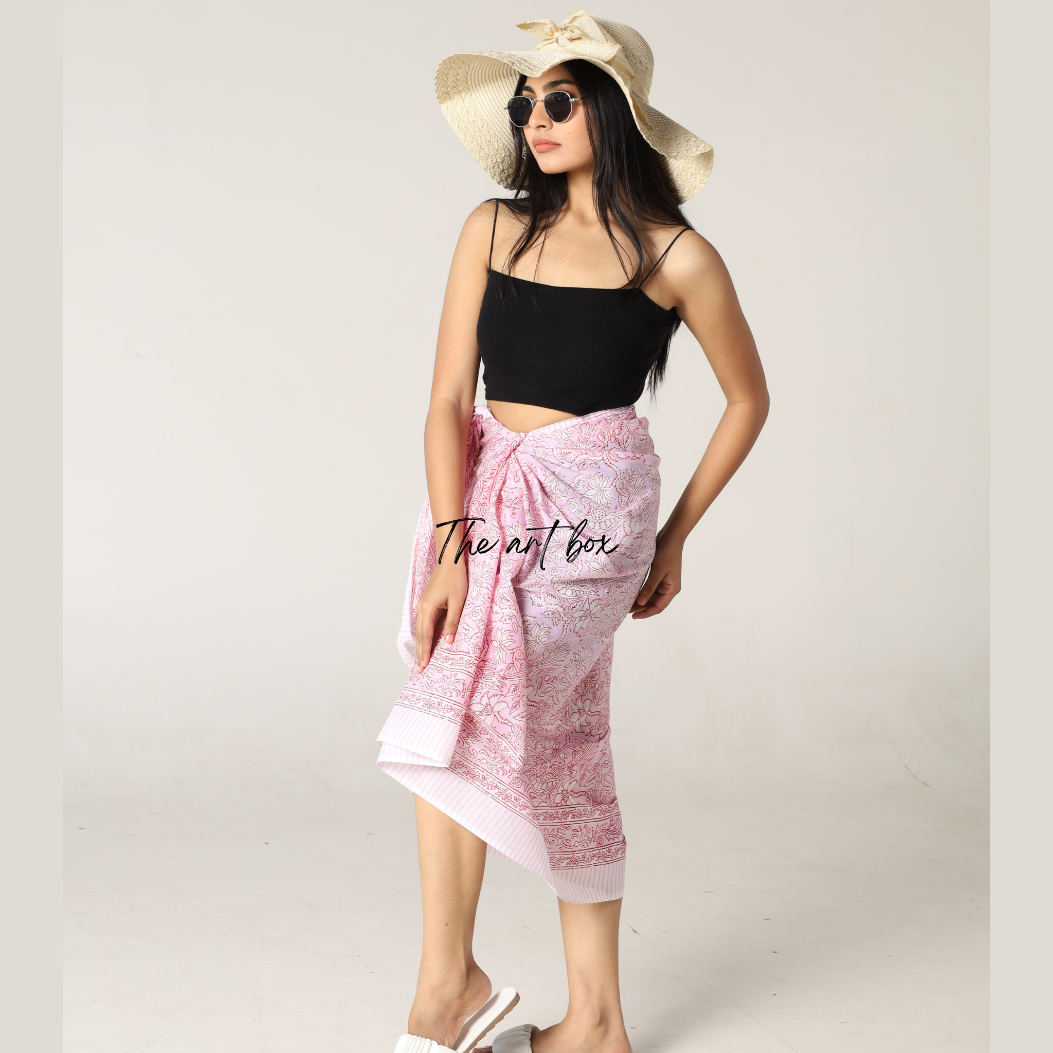 Hibiscus Heaven: Floral Sarong Wrap