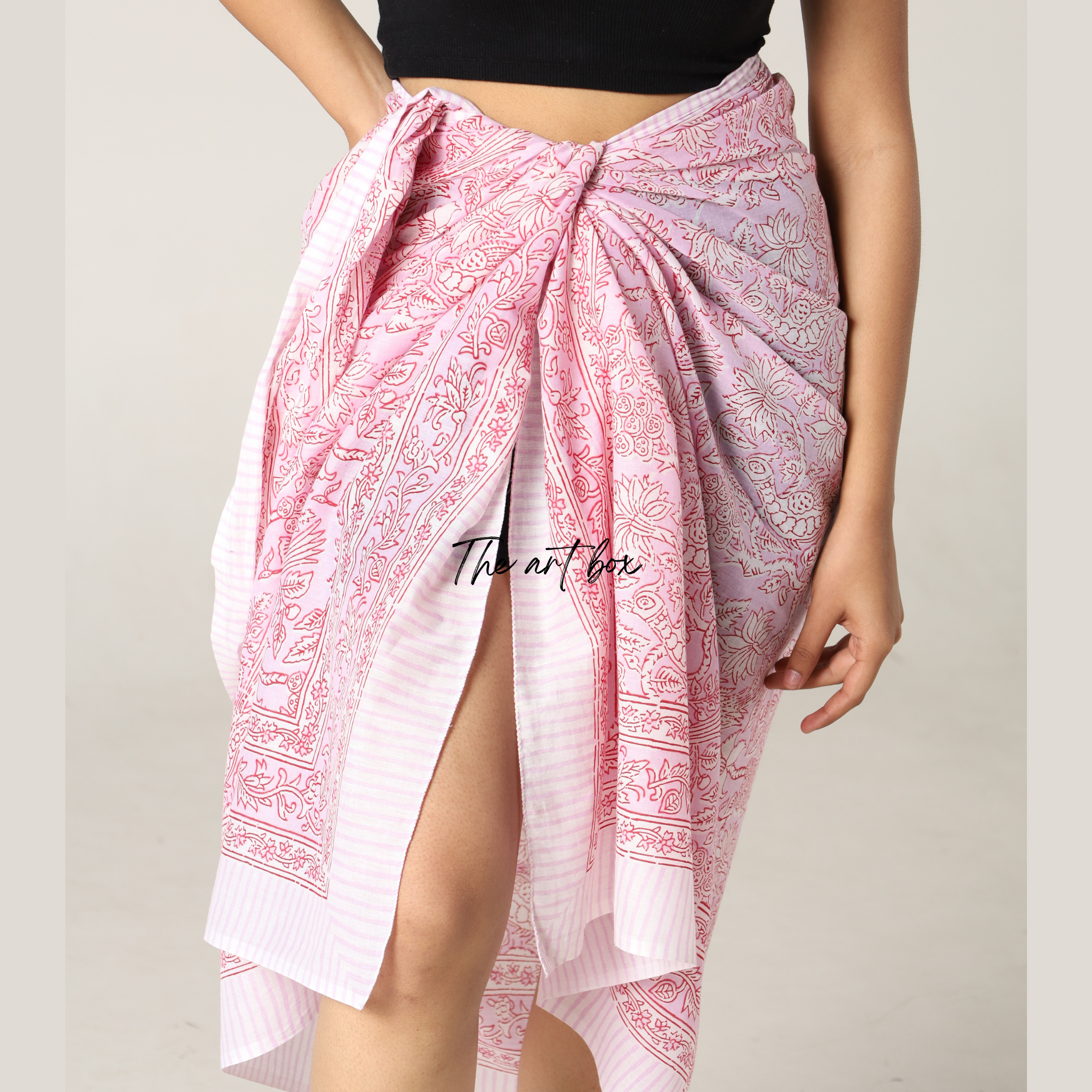 Hibiscus Heaven: Floral Sarong Wrap