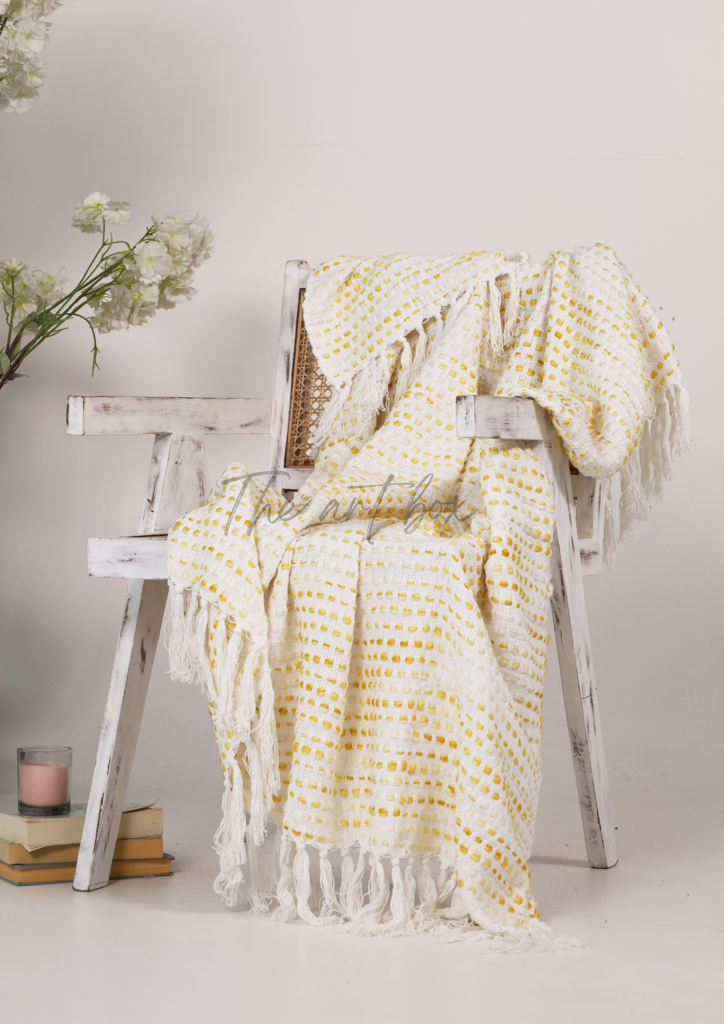 Yellow Handwoven Throws