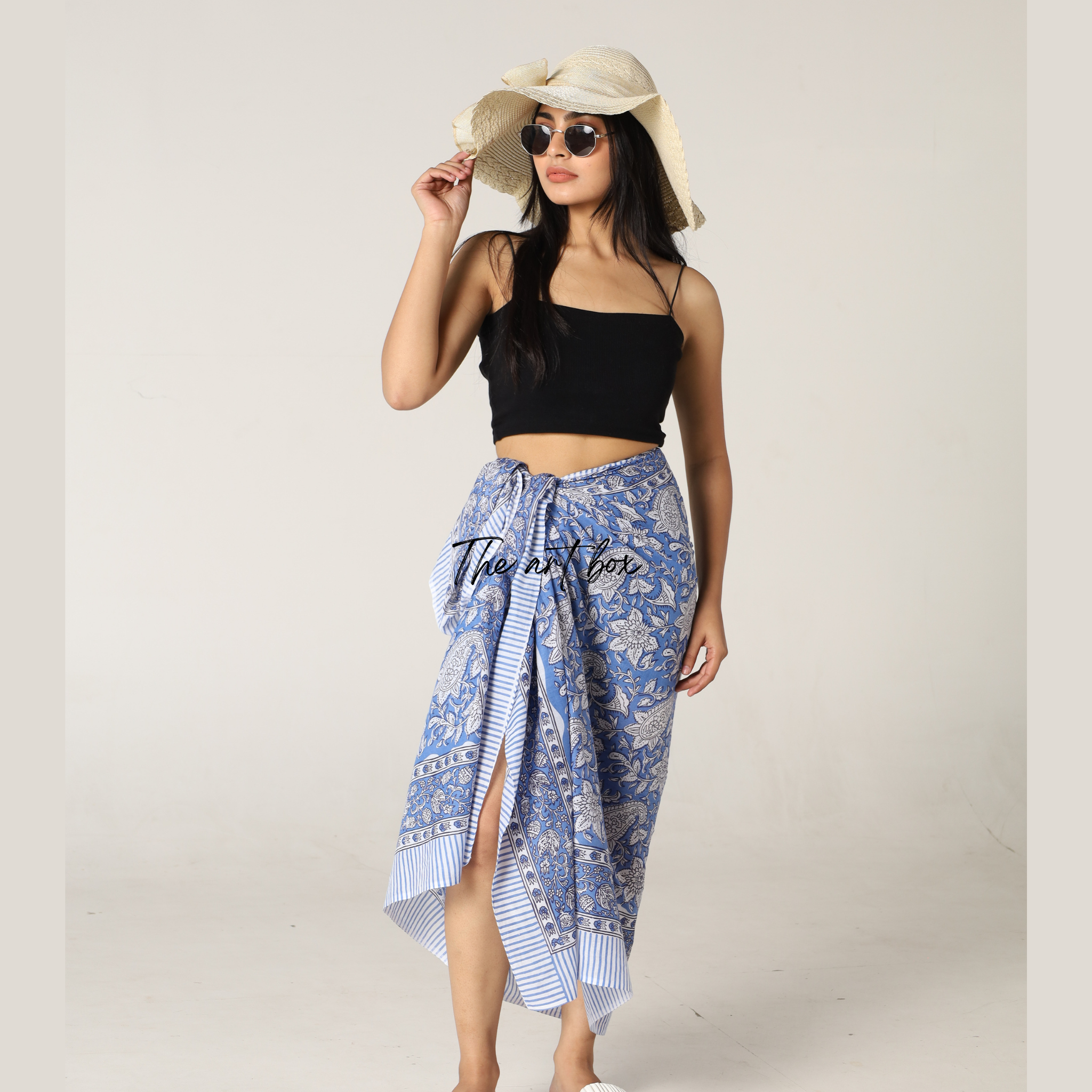 Peony Paradise: Floral Print Sarong