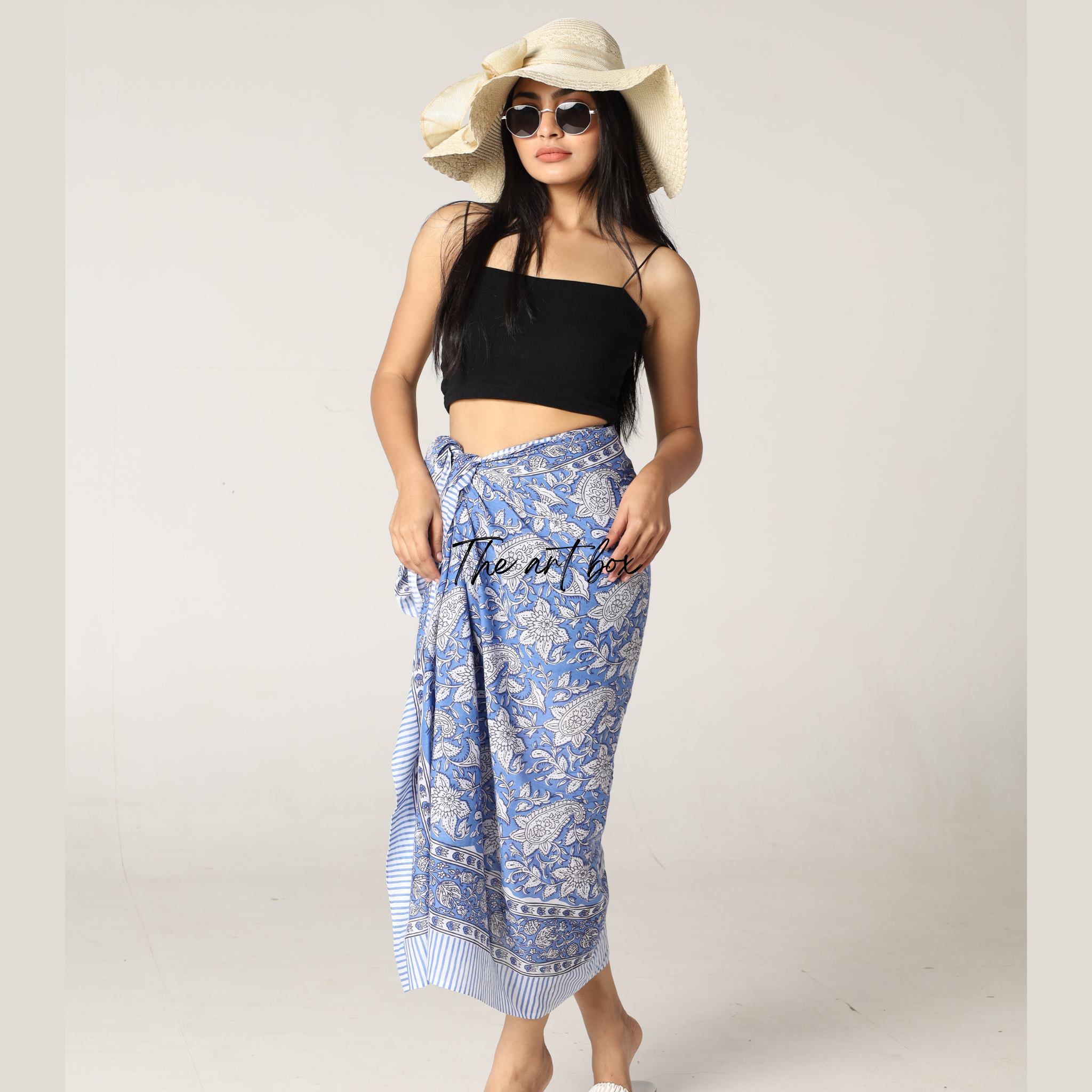 Peony Paradise: Floral Print Sarong