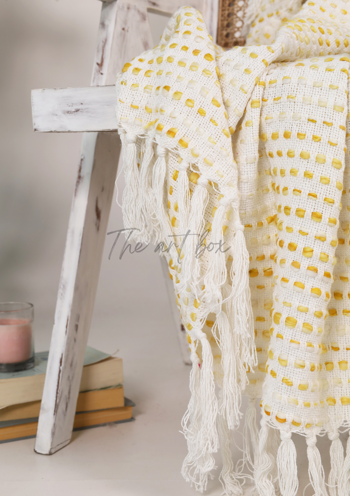 Yellow Handwoven Throws