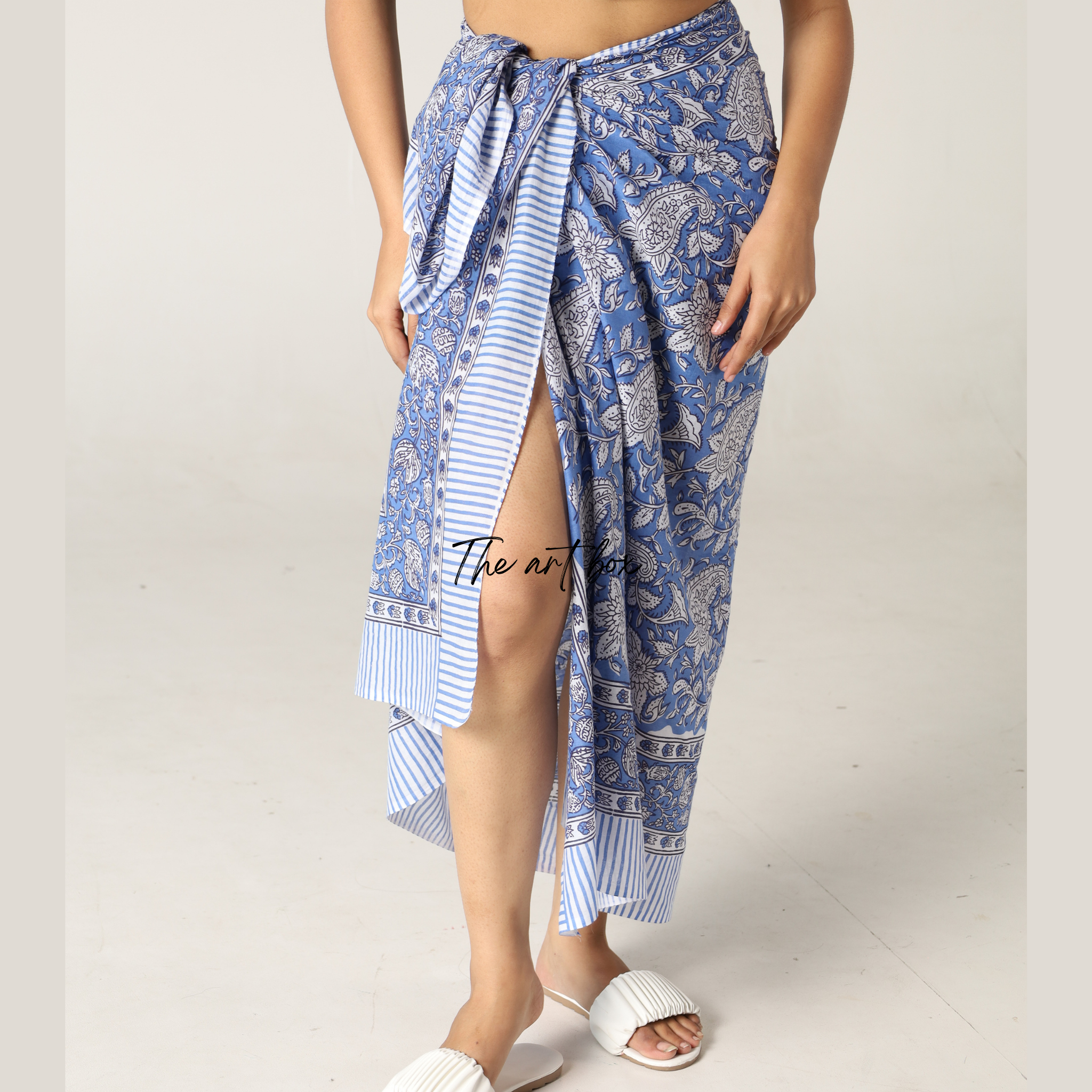 Peony Paradise: Floral Print Sarong